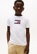 BAYRAK UNISEX YAZILI T-Shirt - Beyaz