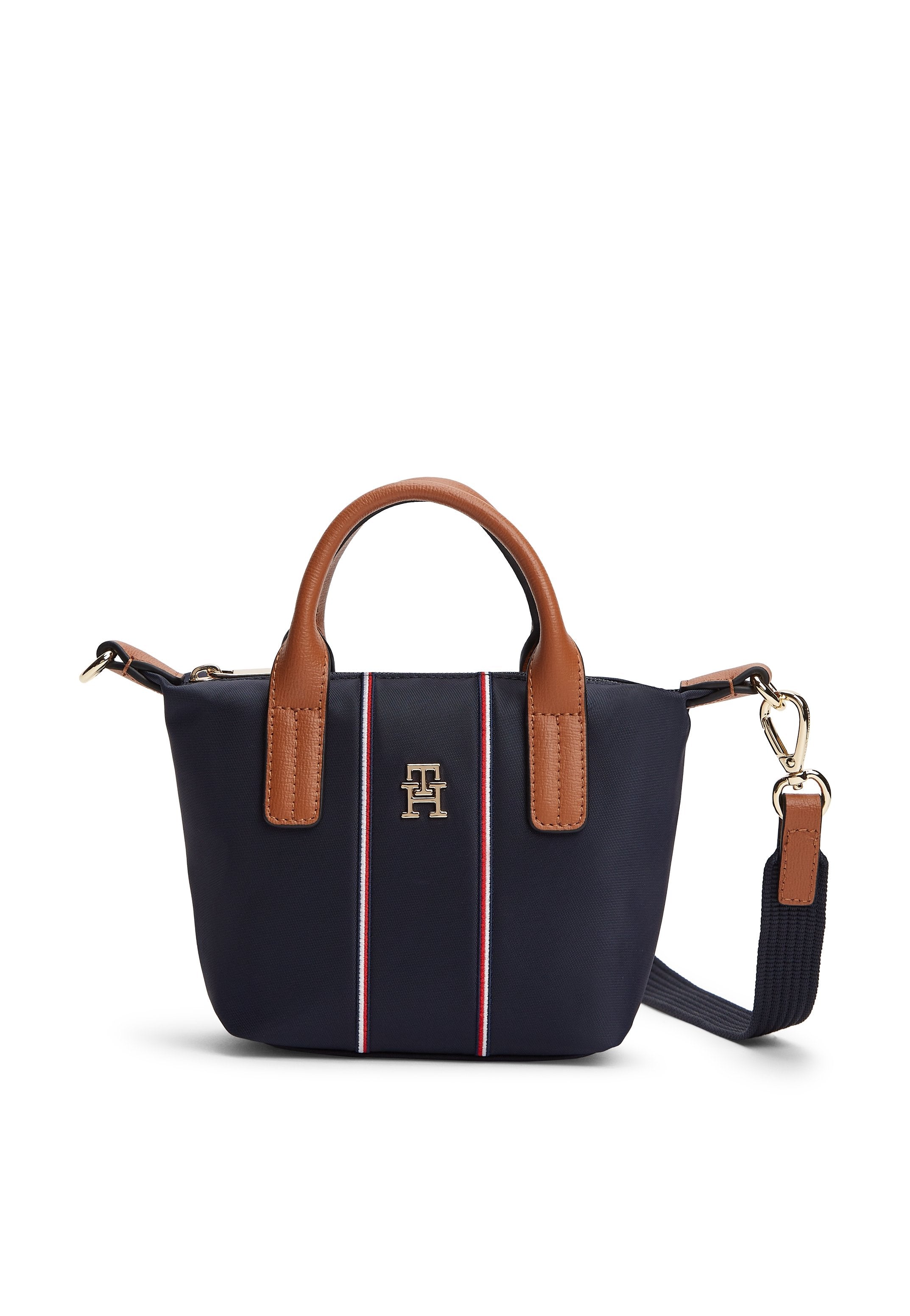 SIGNATURE CROSSBODY TOTE BAG - Handbag - space blue