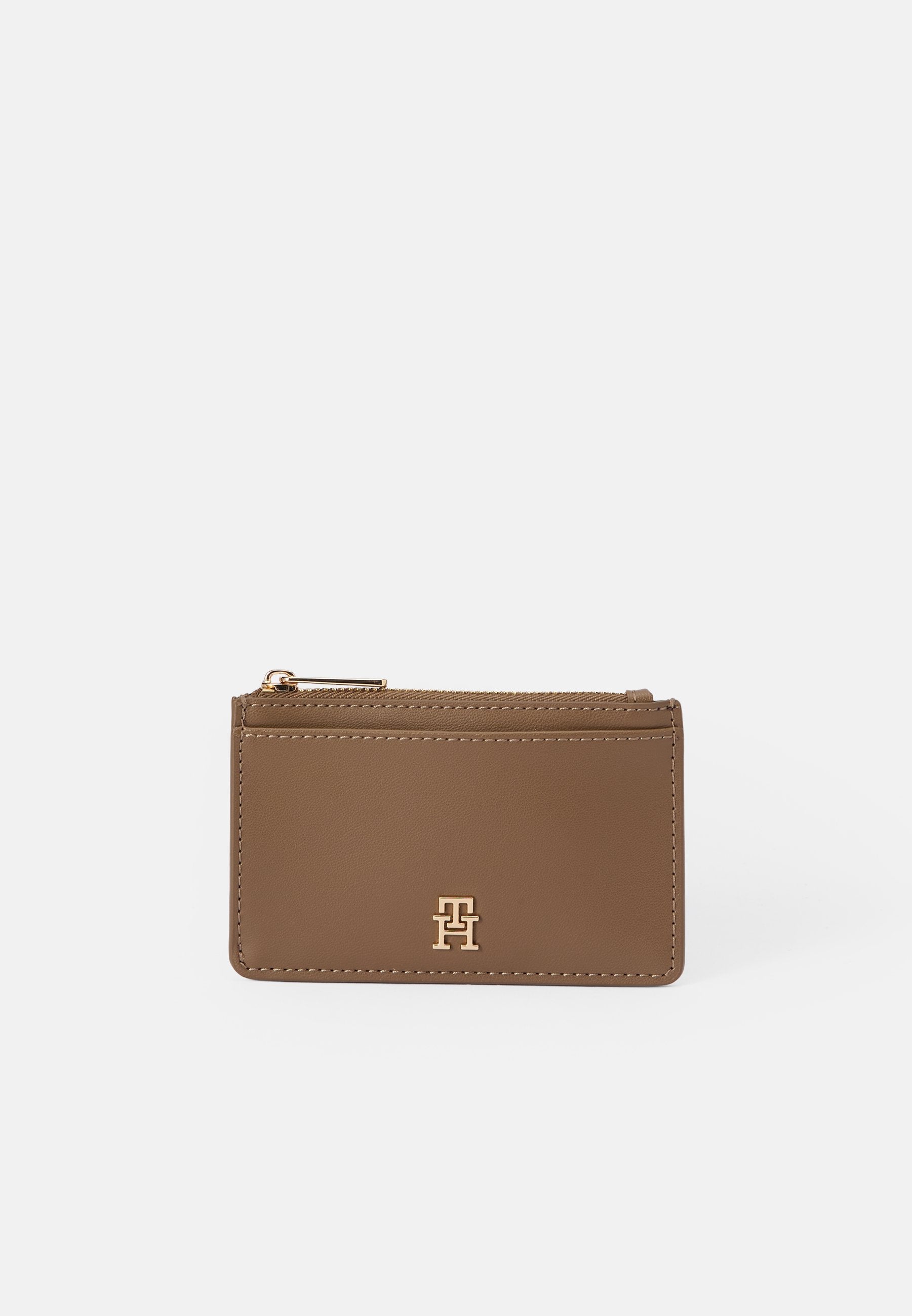 HILFIGER ICON ZIP CREDIT CARD HOLDER - Wallet - nordic taupe