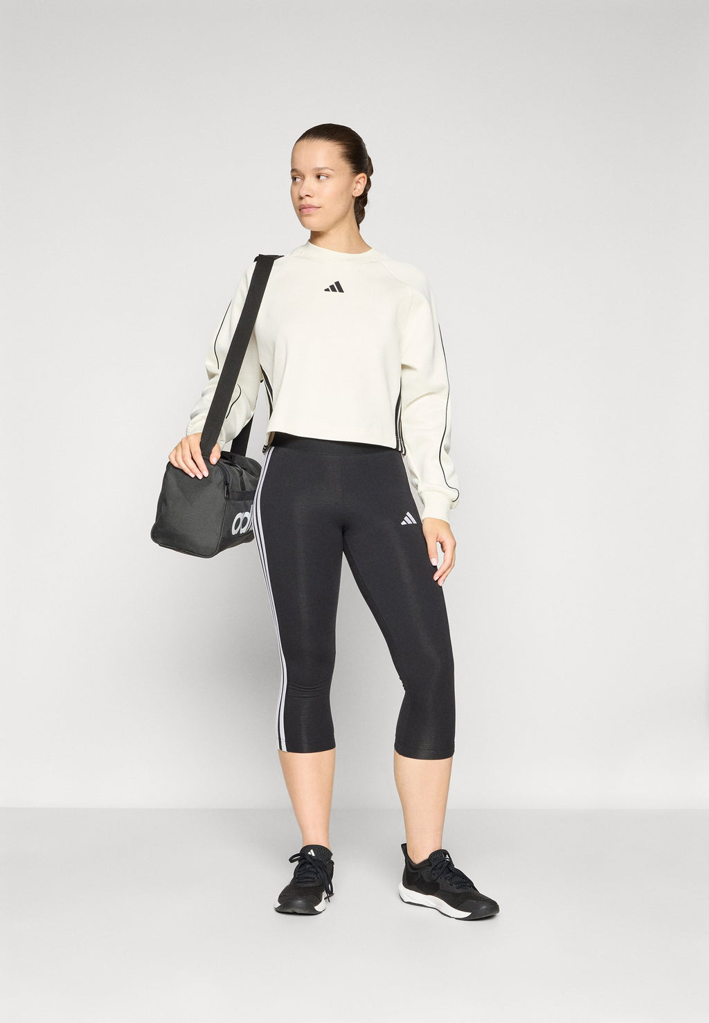 LEG - Pantacourt sport - noir