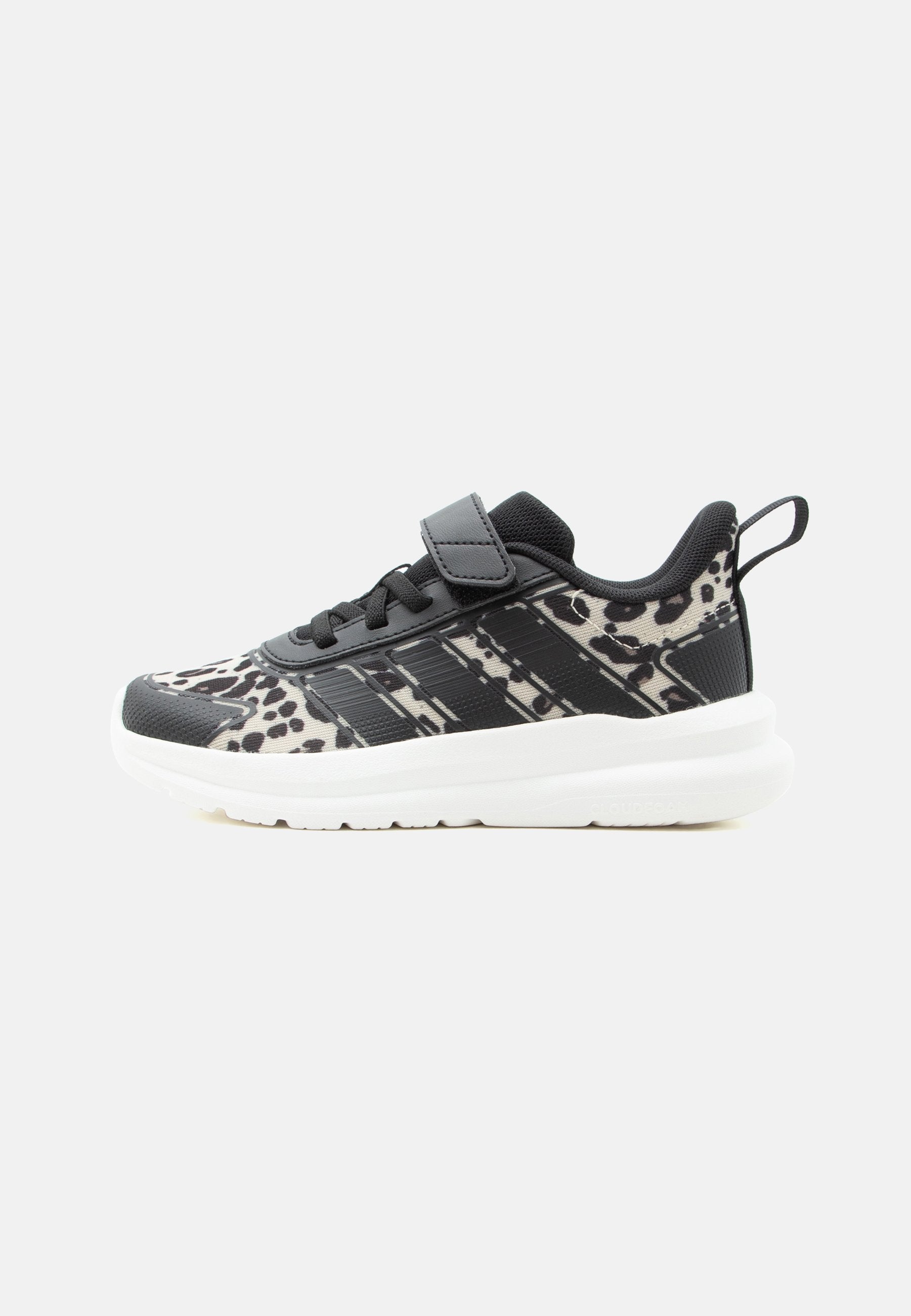 TENSAUR RUN 4.0 UNISEX - Road running shoes - crystal linen/core black/core white