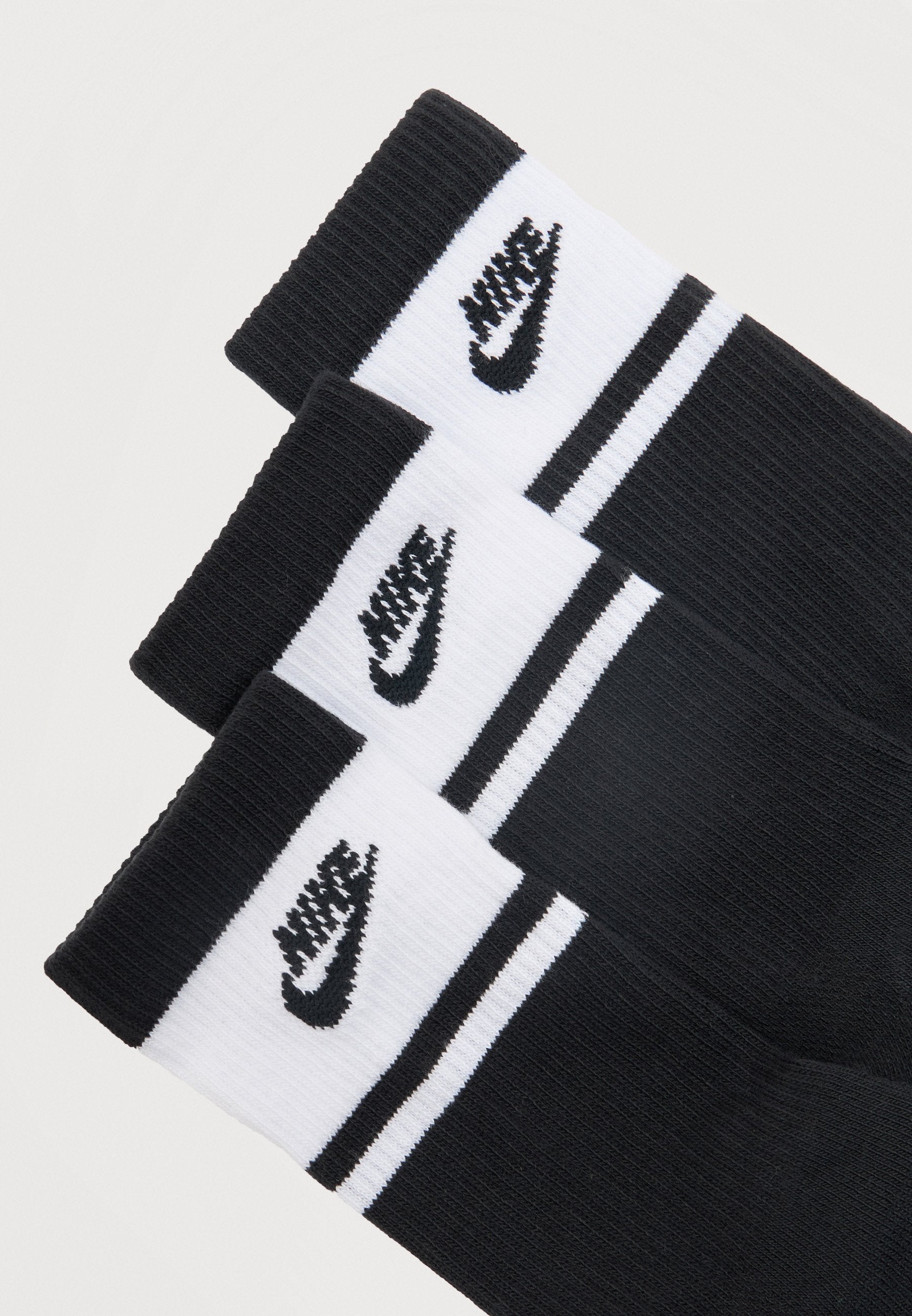 UNISEX 3 PACK - Socks - black/white