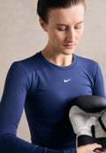 ONE TOP - Long sleeved top - midnight navy/white