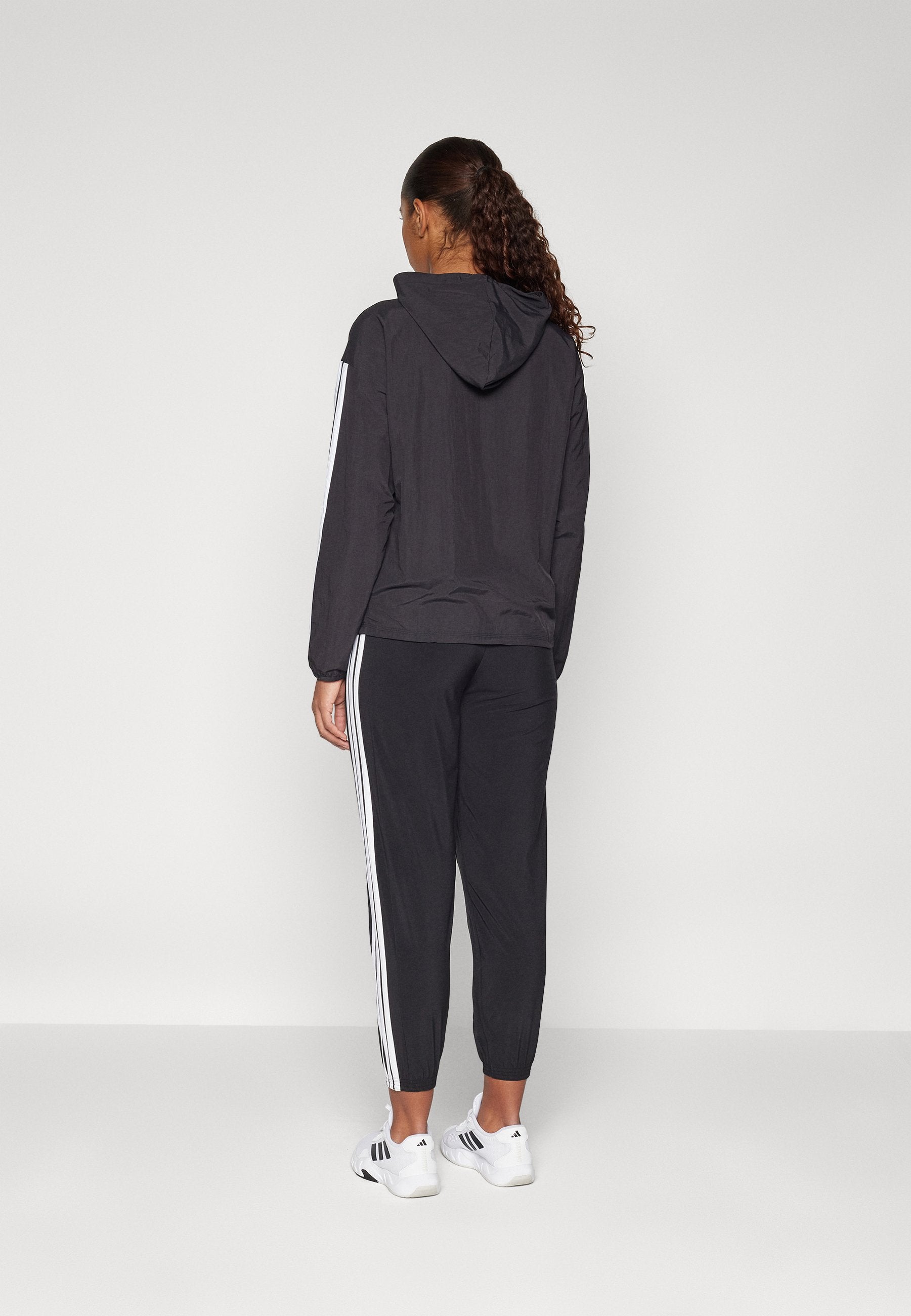 Tracksuit bottoms - black/white