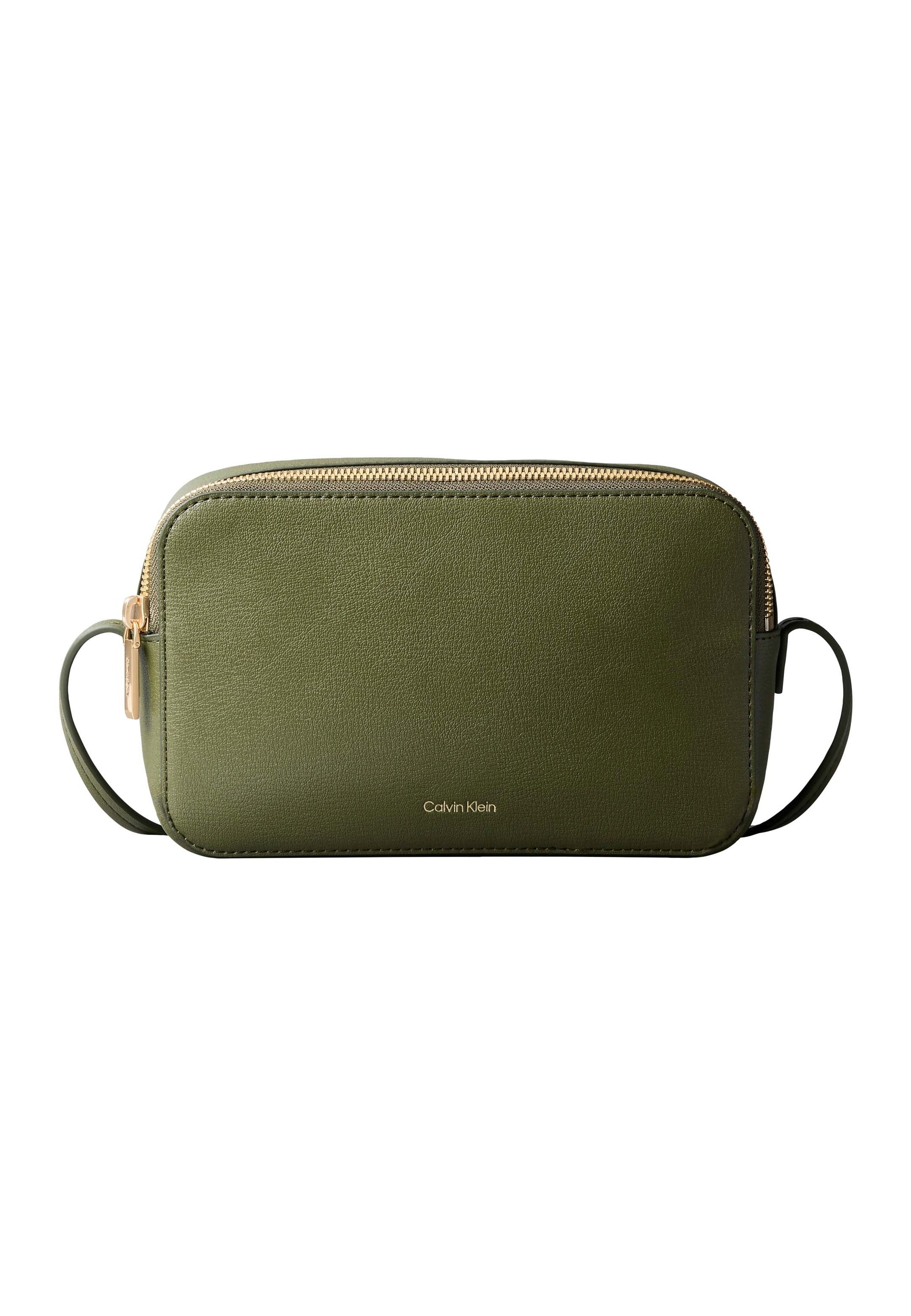 FOIL LOGO ELONGATED CAMERA BAG - Cross body bag - cypress