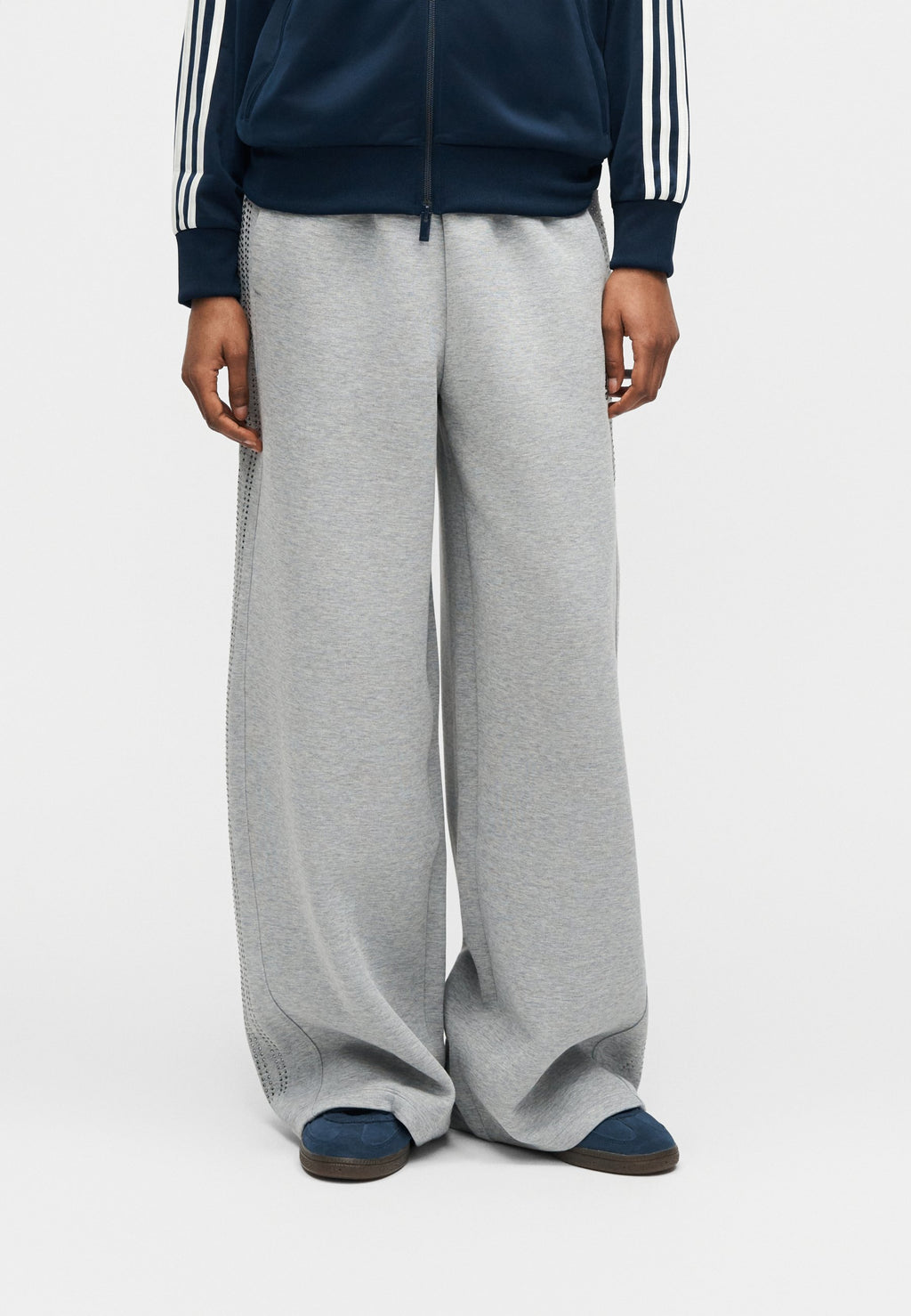 Tracksuit bottoms - medium grey heather