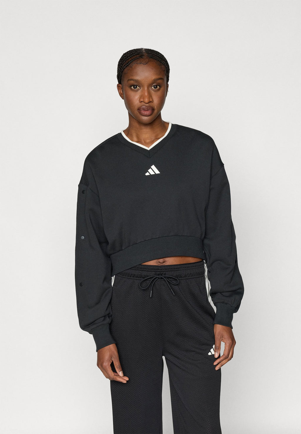 STADIUM CREW - Sweatshirt - black/off white