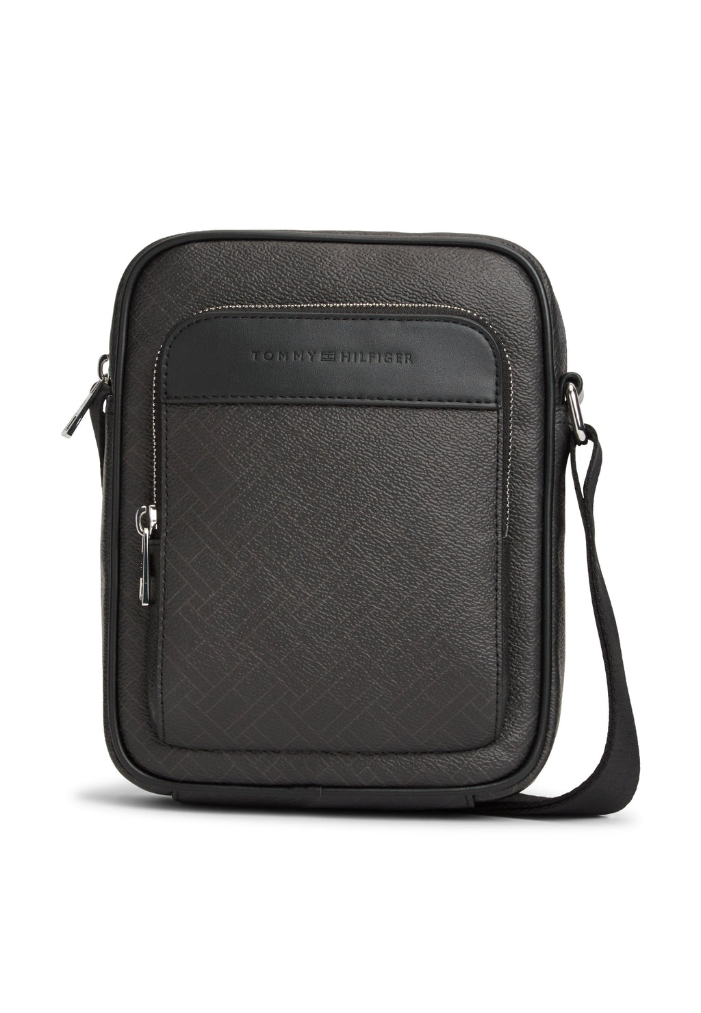 HILFIGER FLAG CROSSBODY REPORTER BAG - Cross body bag - black