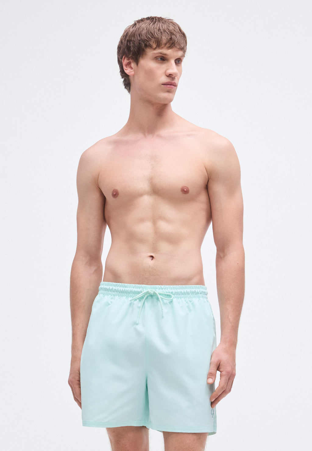 MEDIUM DRAWSTRING WAISTBAND - GRAPHIC MONOGRAM  - Swimming shorts - feel the mint