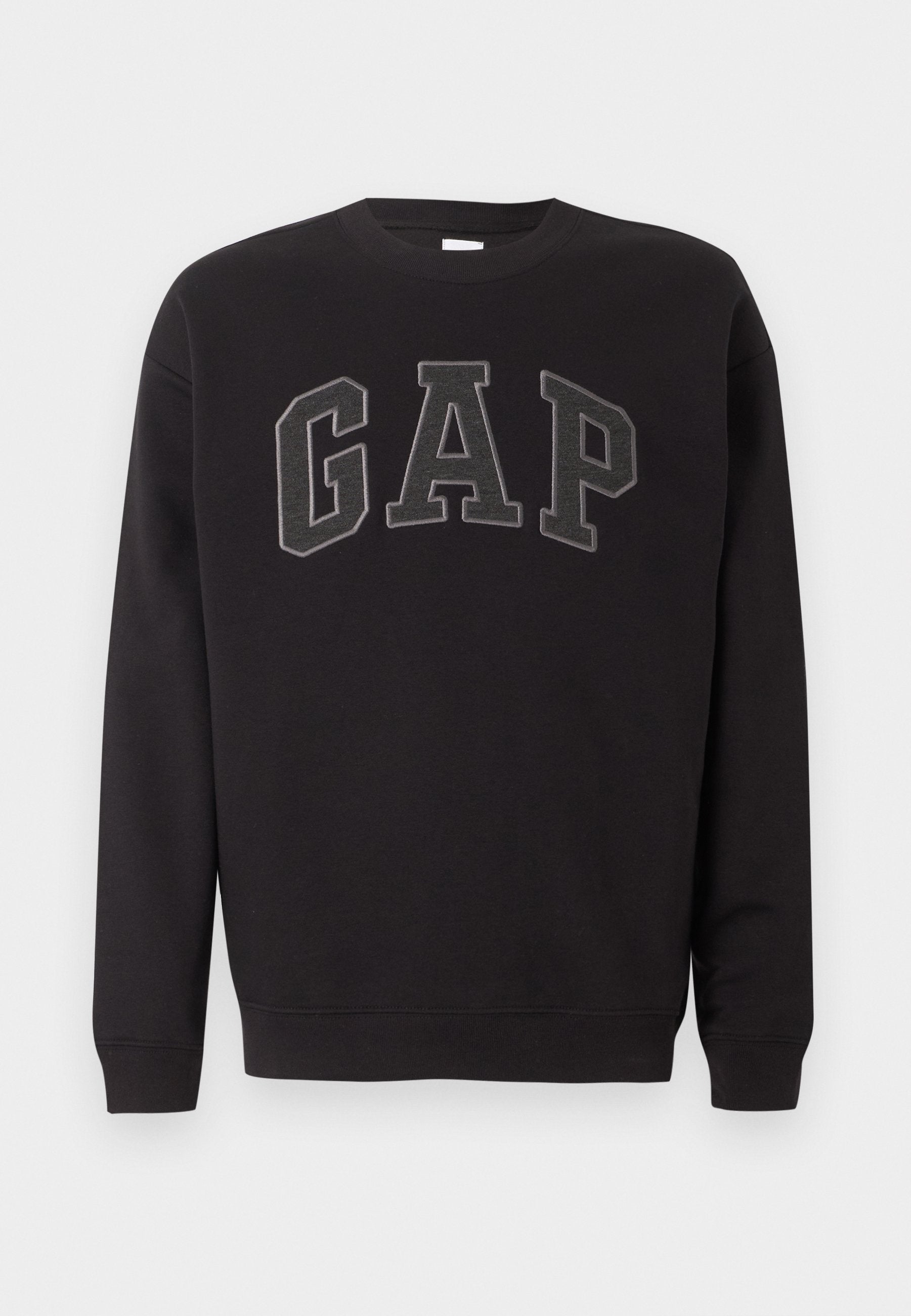 HERITAGE LOGO CREW SOLID - Sweatshirt - black