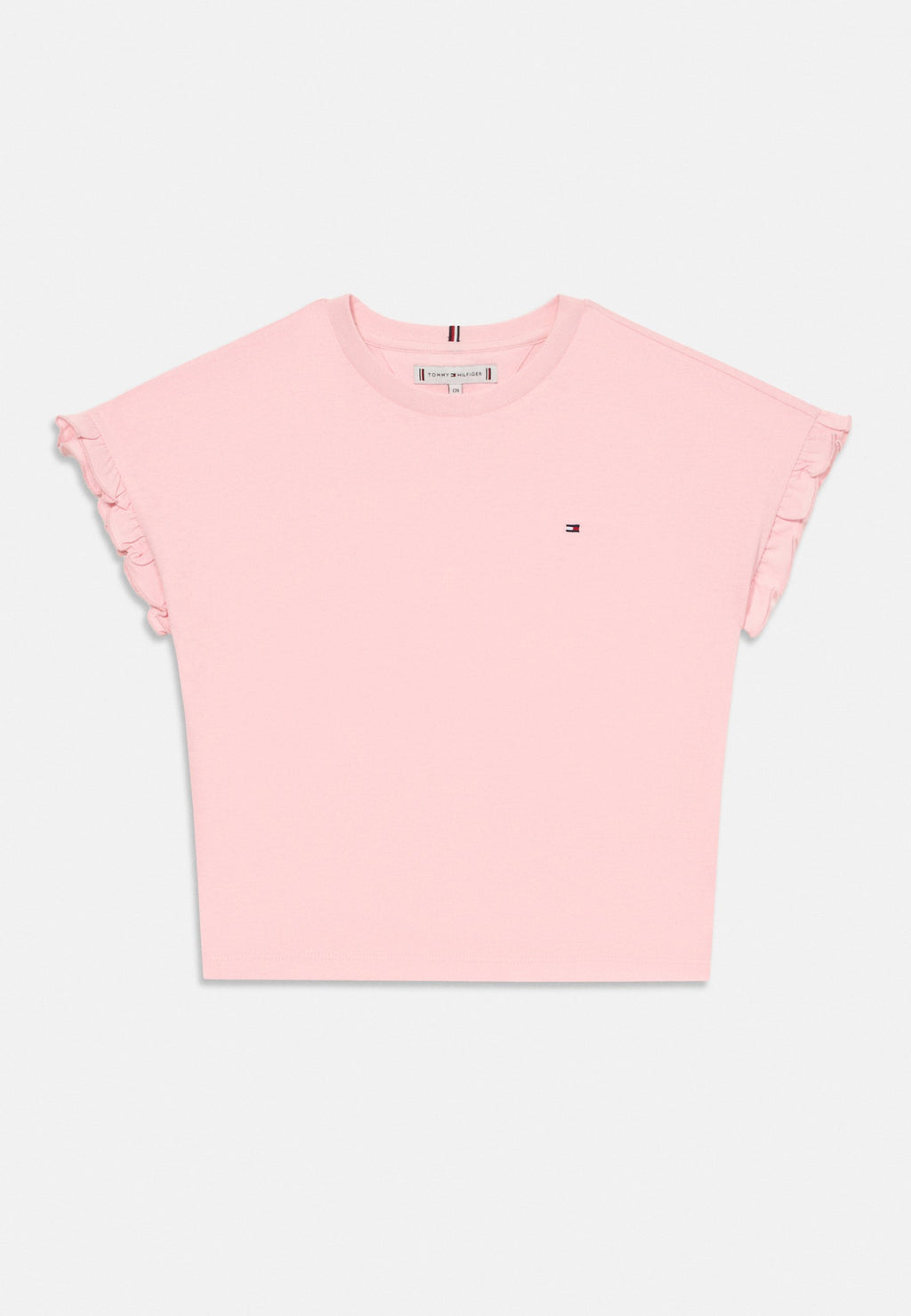 ESSENTIAL RUFFLE CUFF RELAXED TOP - Basic T-shirt - duchess pink