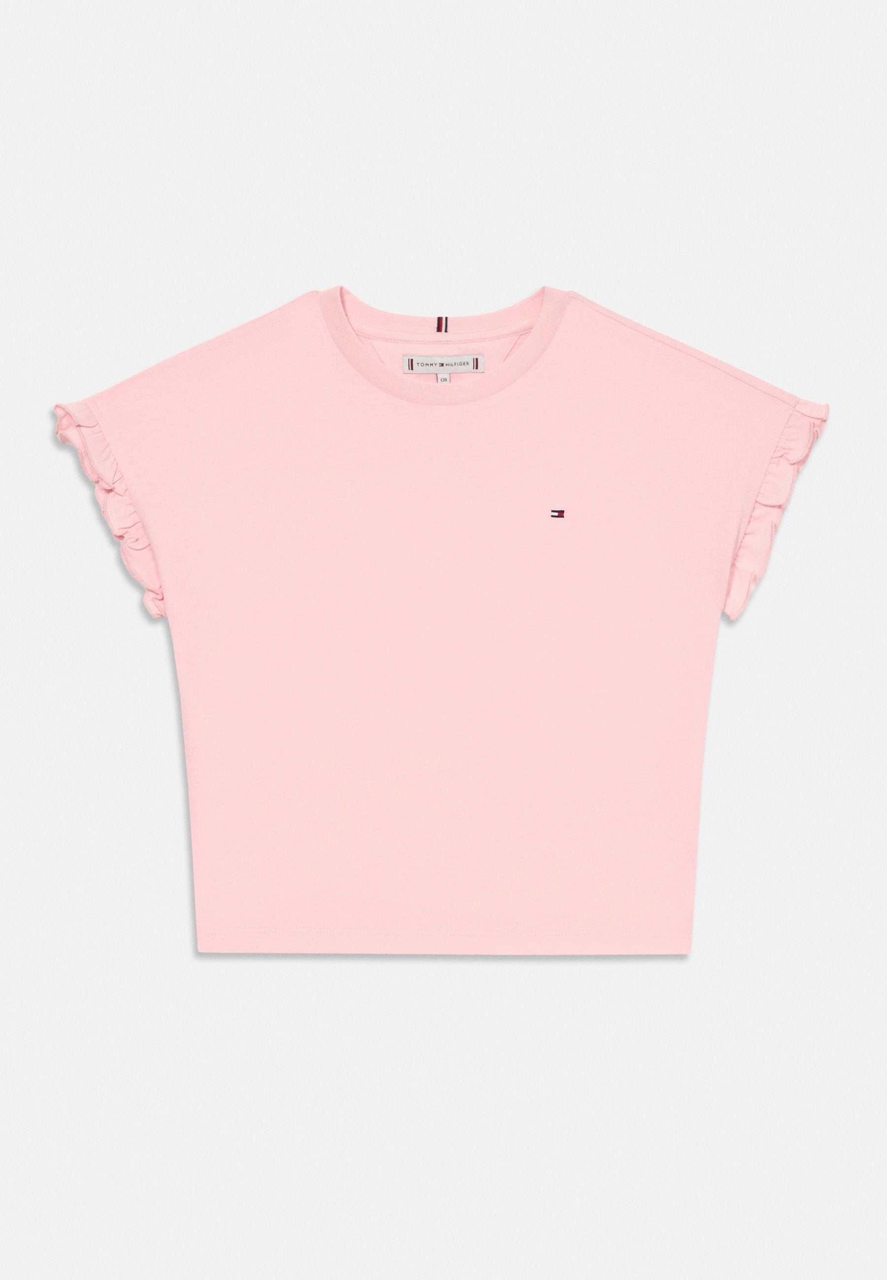 ESSENTIAL RUFFLE CUFF RELAXED TOP - Basic T-shirt - duchess pink