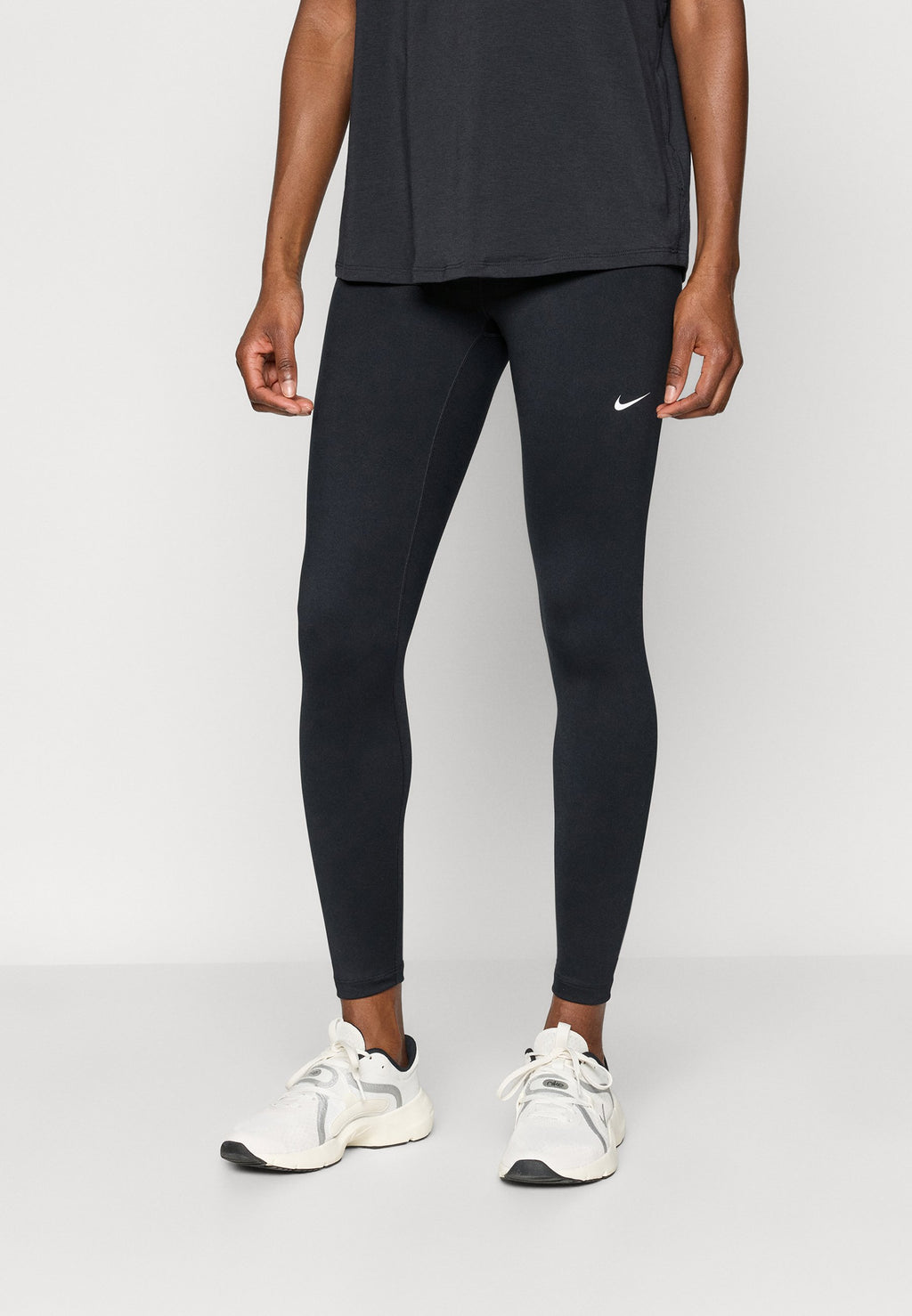 ONE - Leggings - black/white