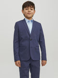 Single-breasted JPRSOLAR Junior - Suit jacket - medieval blue
