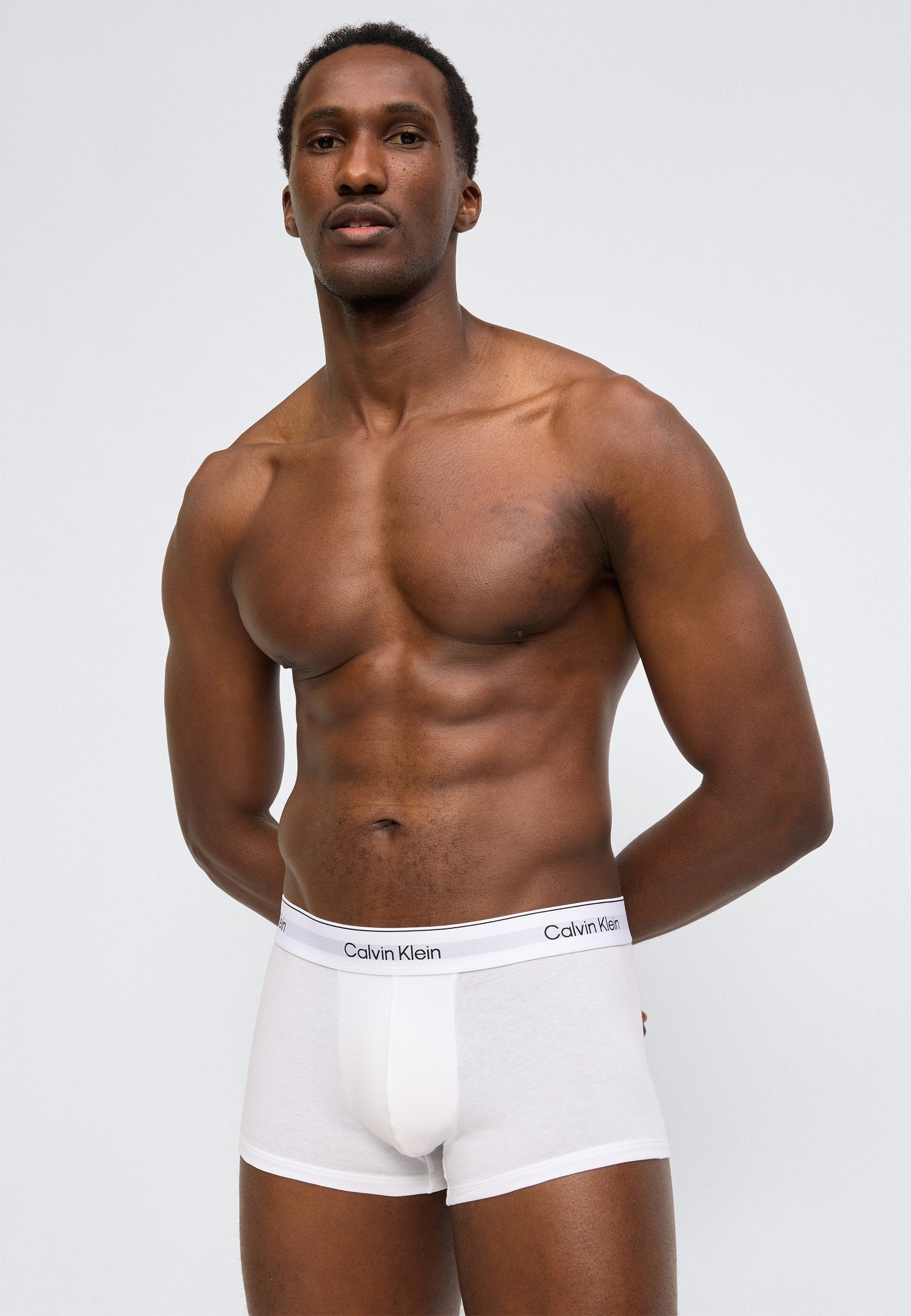 LOW RISE TRUNK 7 PACK ICON COTTON STRETCH - Trunks - white