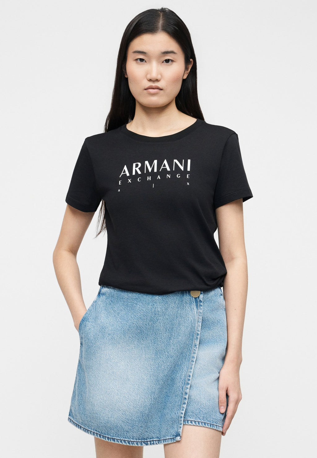 Print T-shirt - black