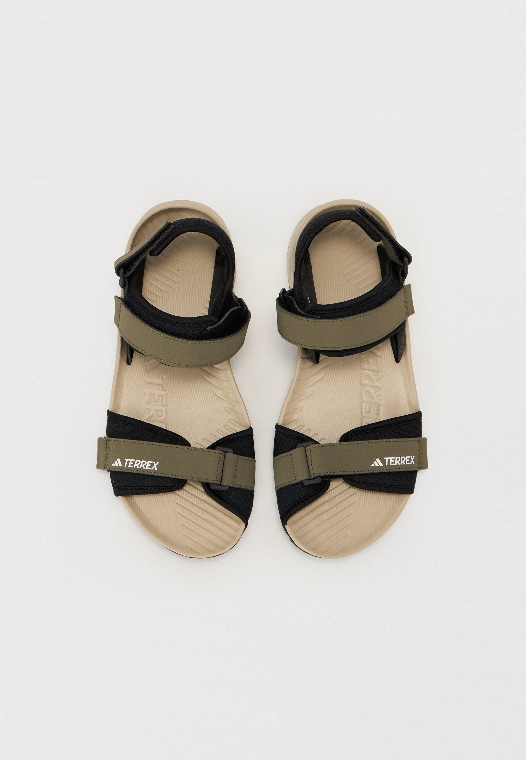 TERREX HYDROTERRA - Walking sandals - olive strata/core black/wonder beige