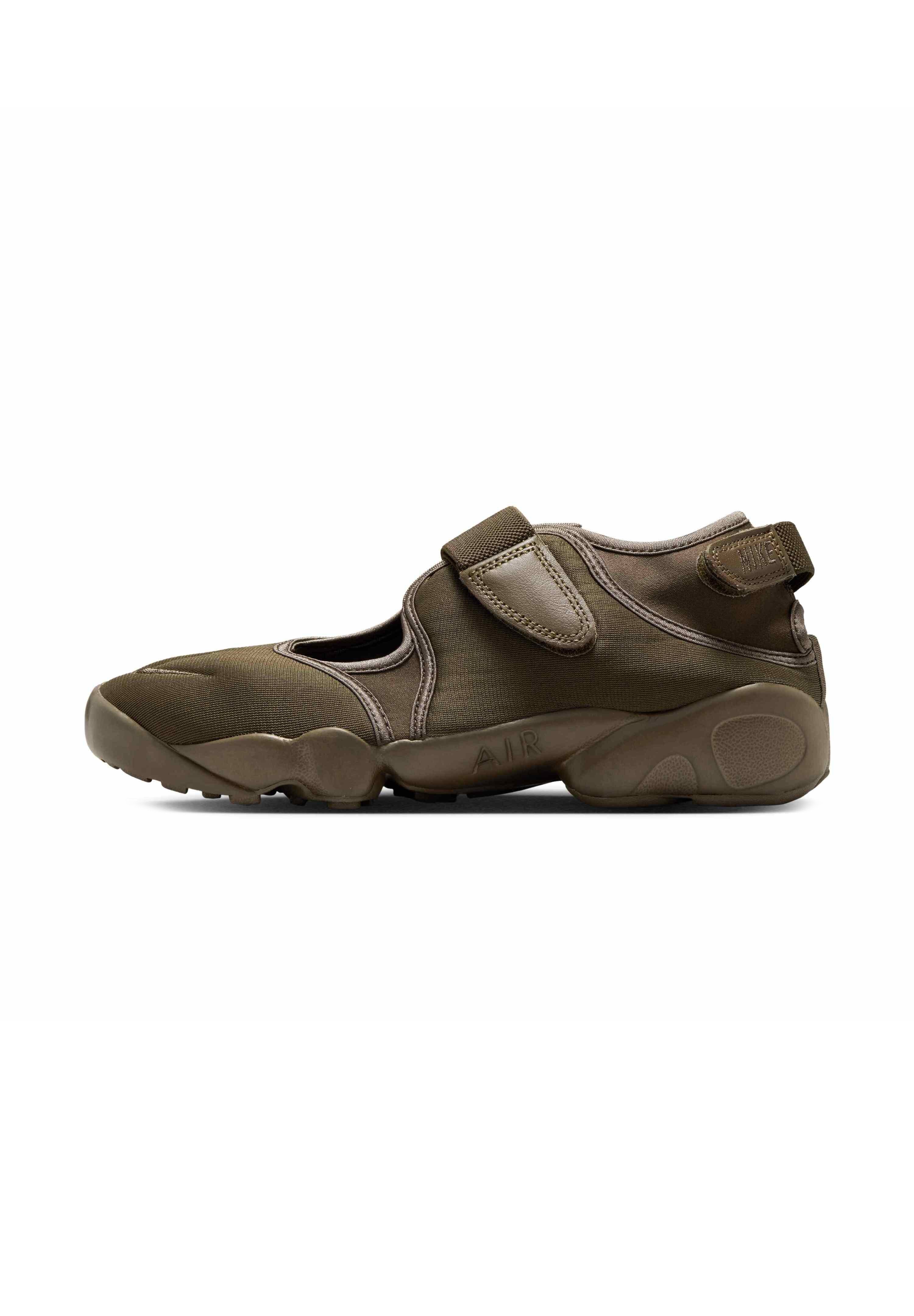 AIR RIFT - Ankle strap ballet pumps - dk hazel/shimmer