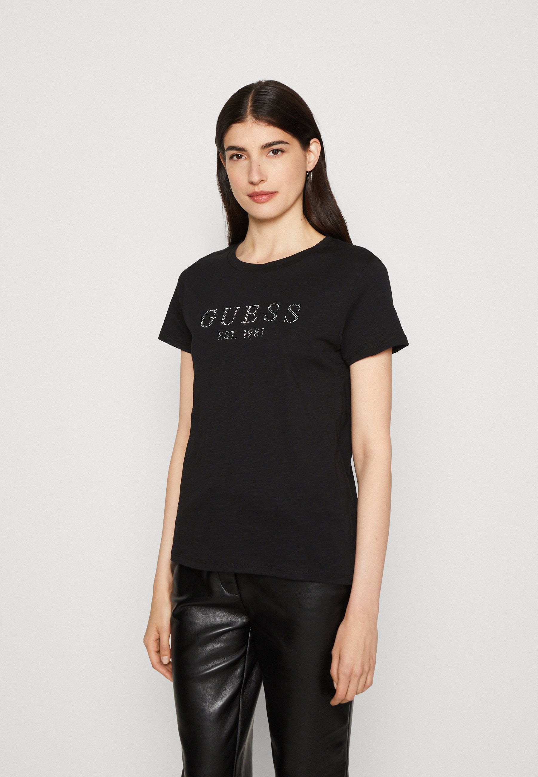 1981 CRYSTAL EASY TEE - Print T-shirt - jet black