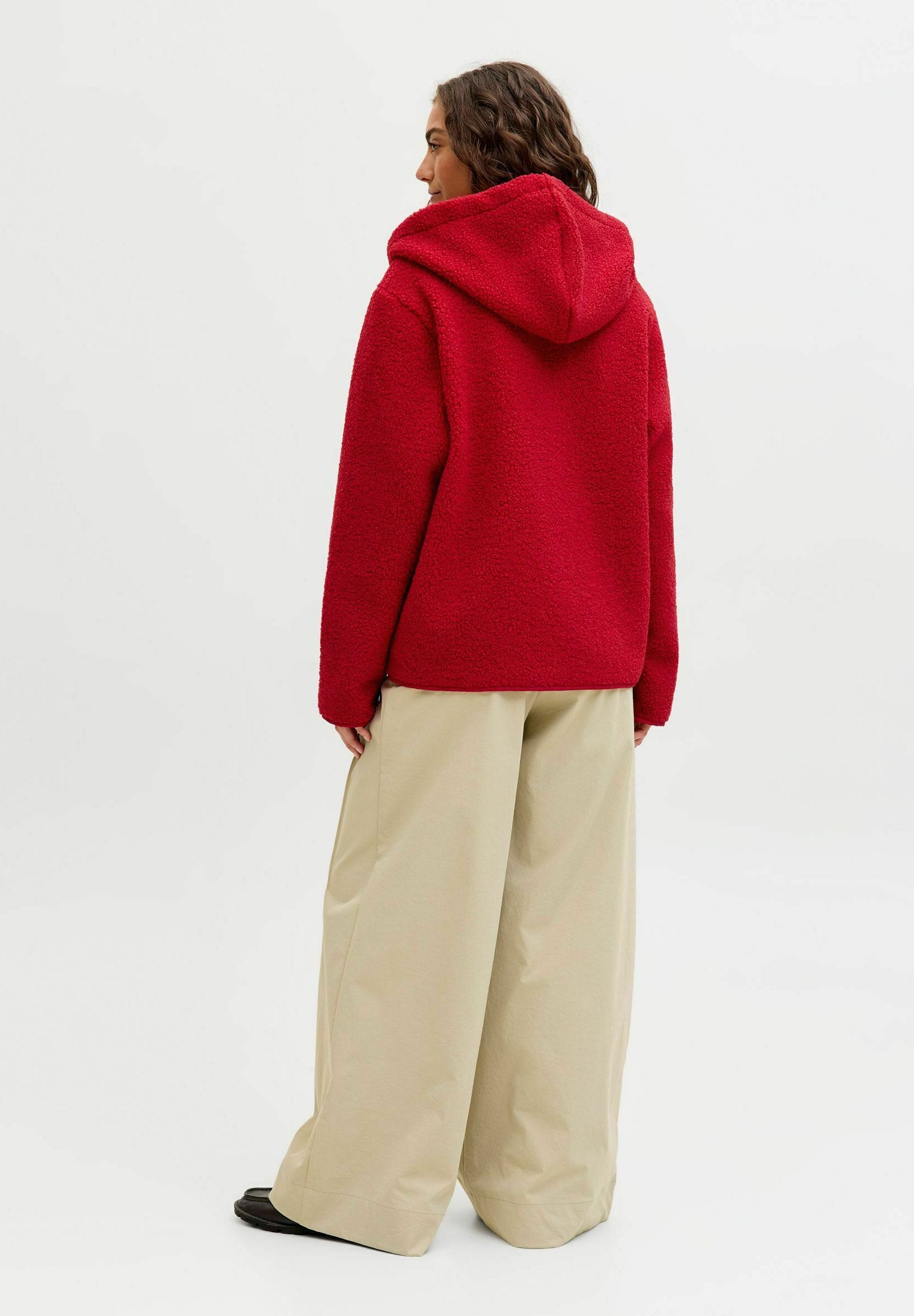 Teddy JXVERA Teddy - Fleece jacket - scarlet sage