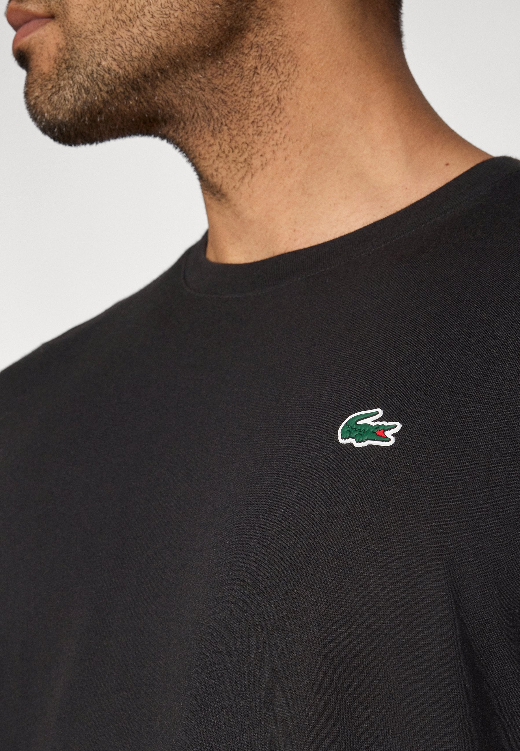 DOUBLE CROC - T-shirt de sport - noir/mâche