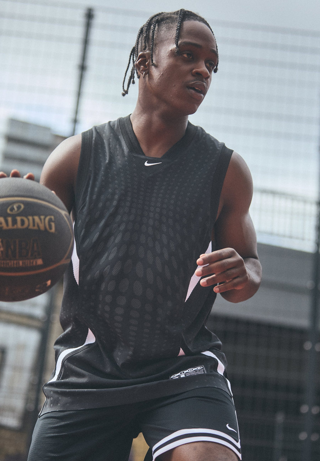 DNA SHORT - Sports shorts - black/white