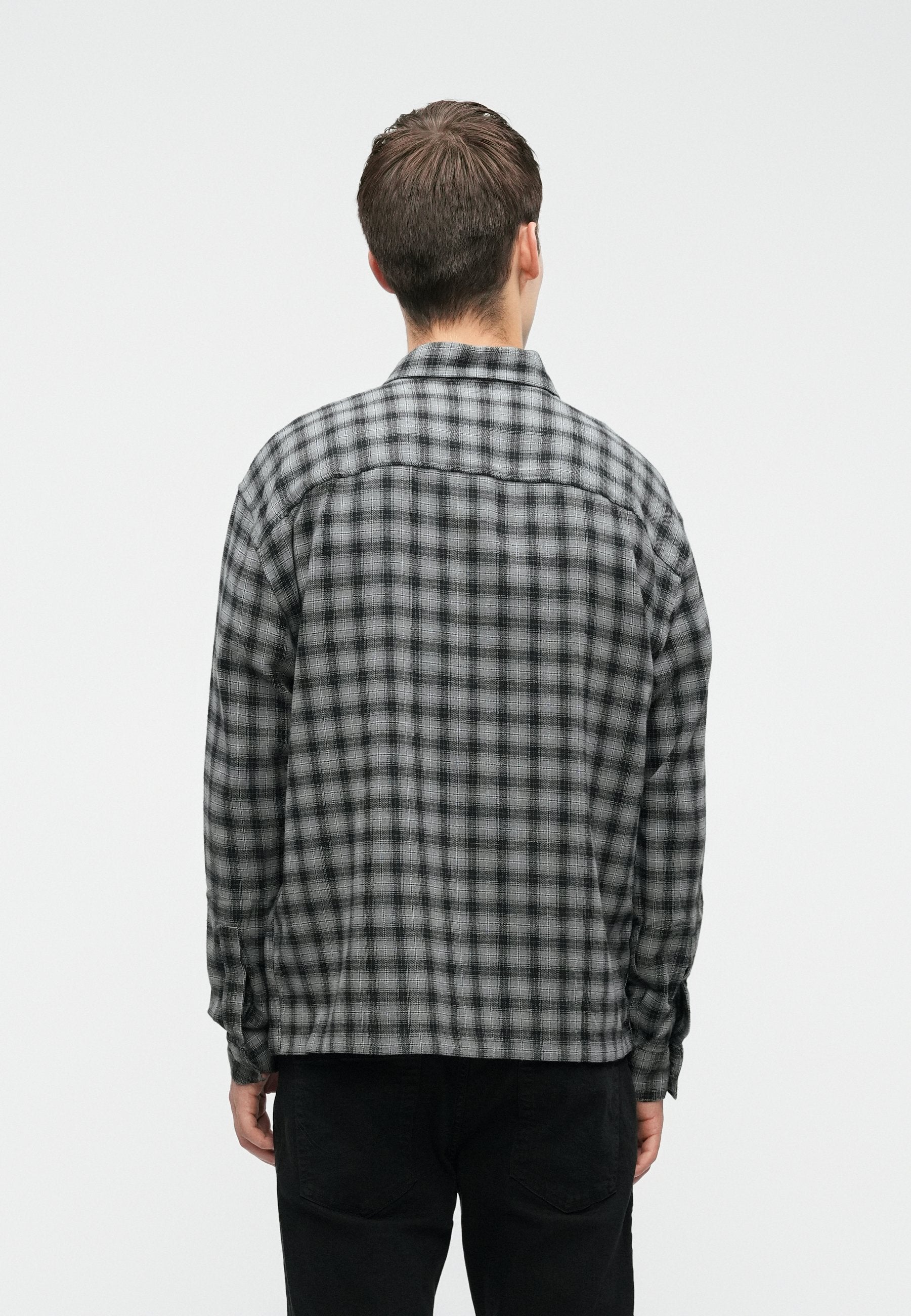 BOXY - Shirt - tonal grey