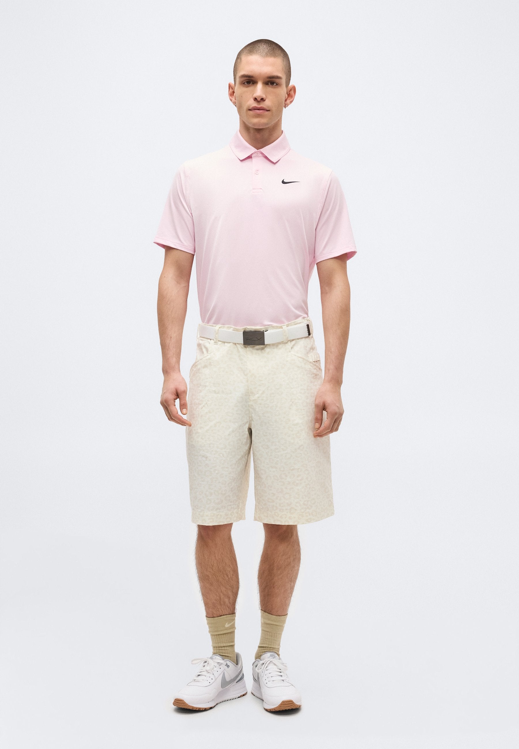 VICTORY SOLID - Polo shirt - pink foam/black