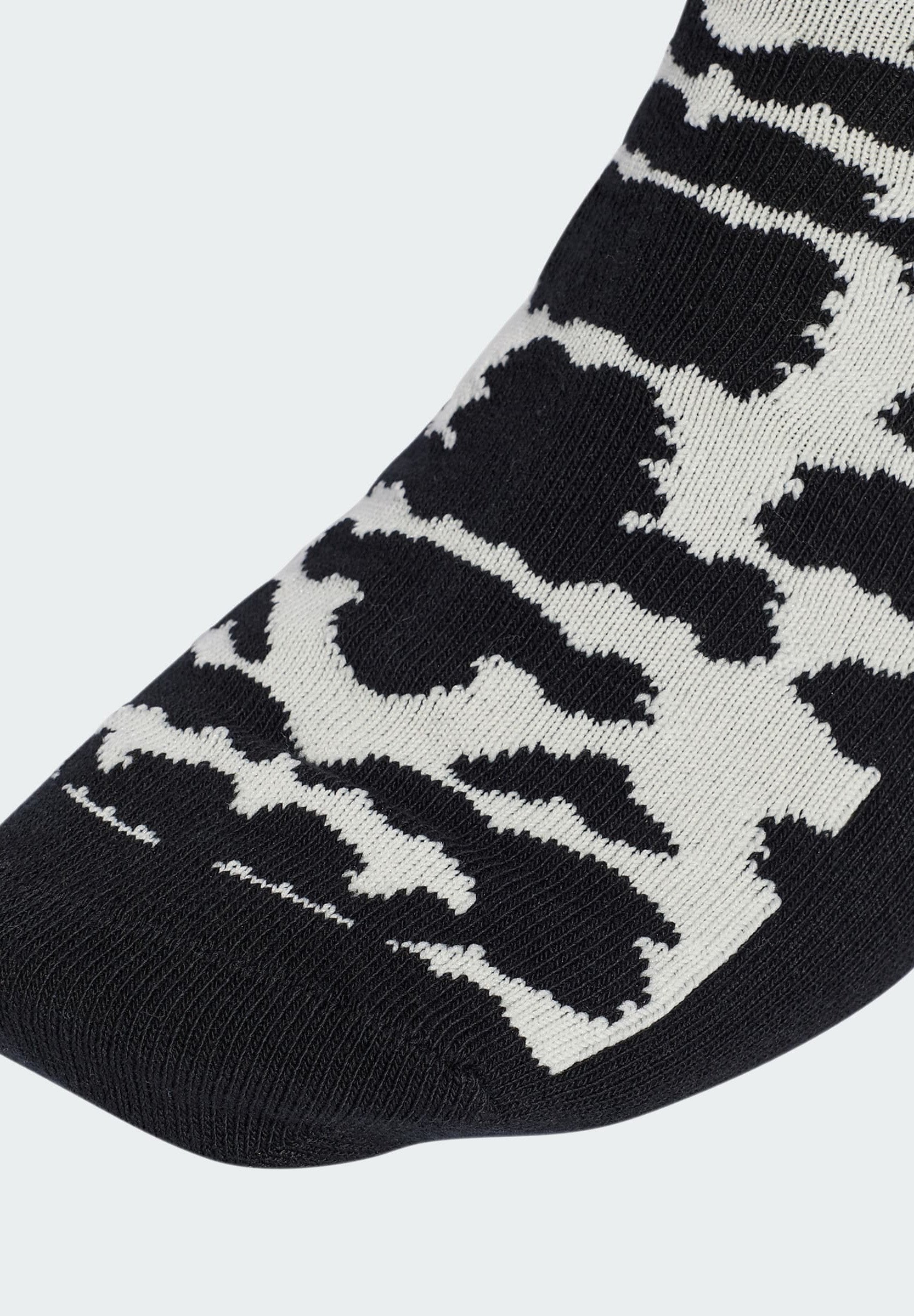 ANIMAL GRAPHIC CREW SOCK 2 PAIRS UNISEX - Sneaker socks - off white/black