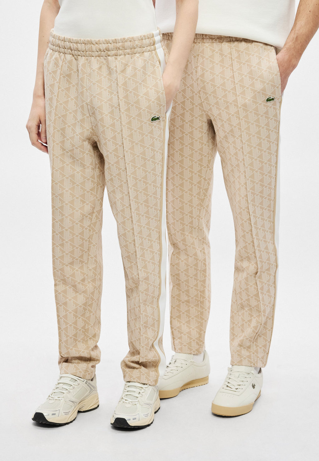 UNISEX - Tracksuit bottoms - lionne/flour