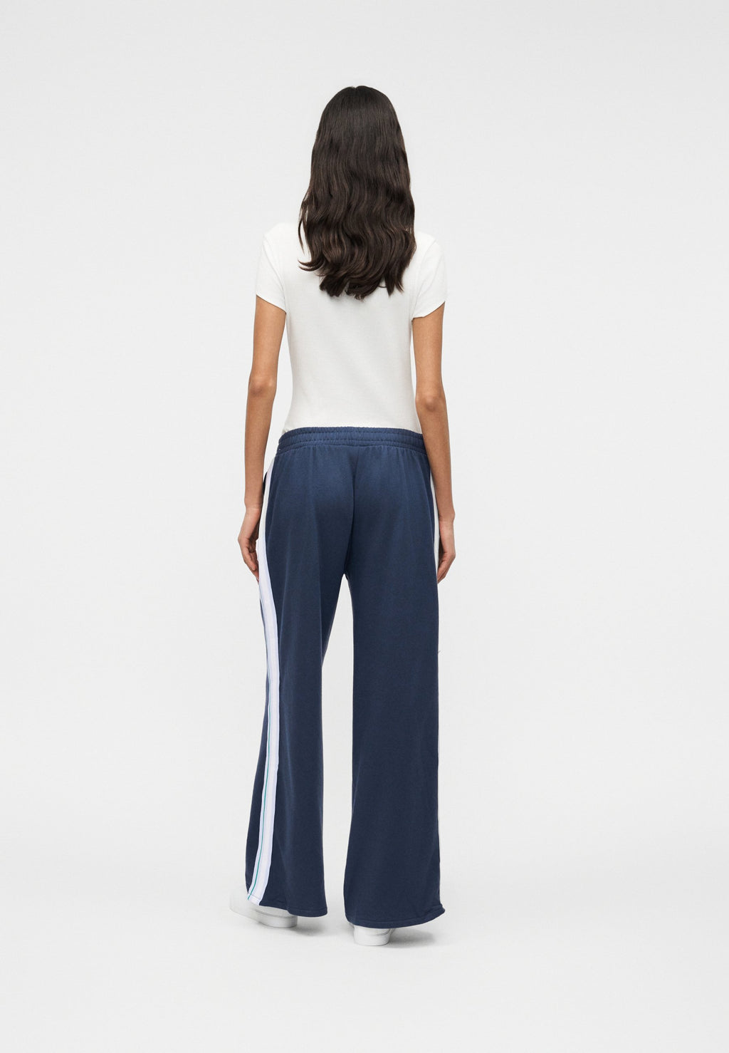 WIDE LEG JOGGER - Tracksuit bottoms - blue nights