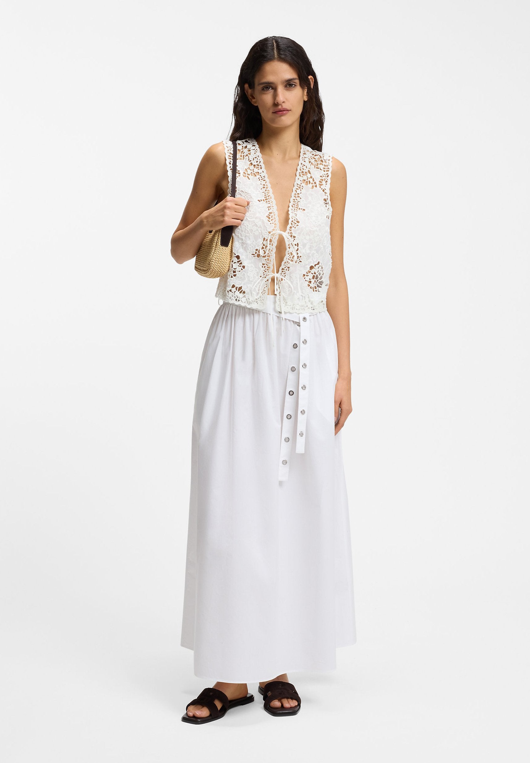 Waistcoat - open white