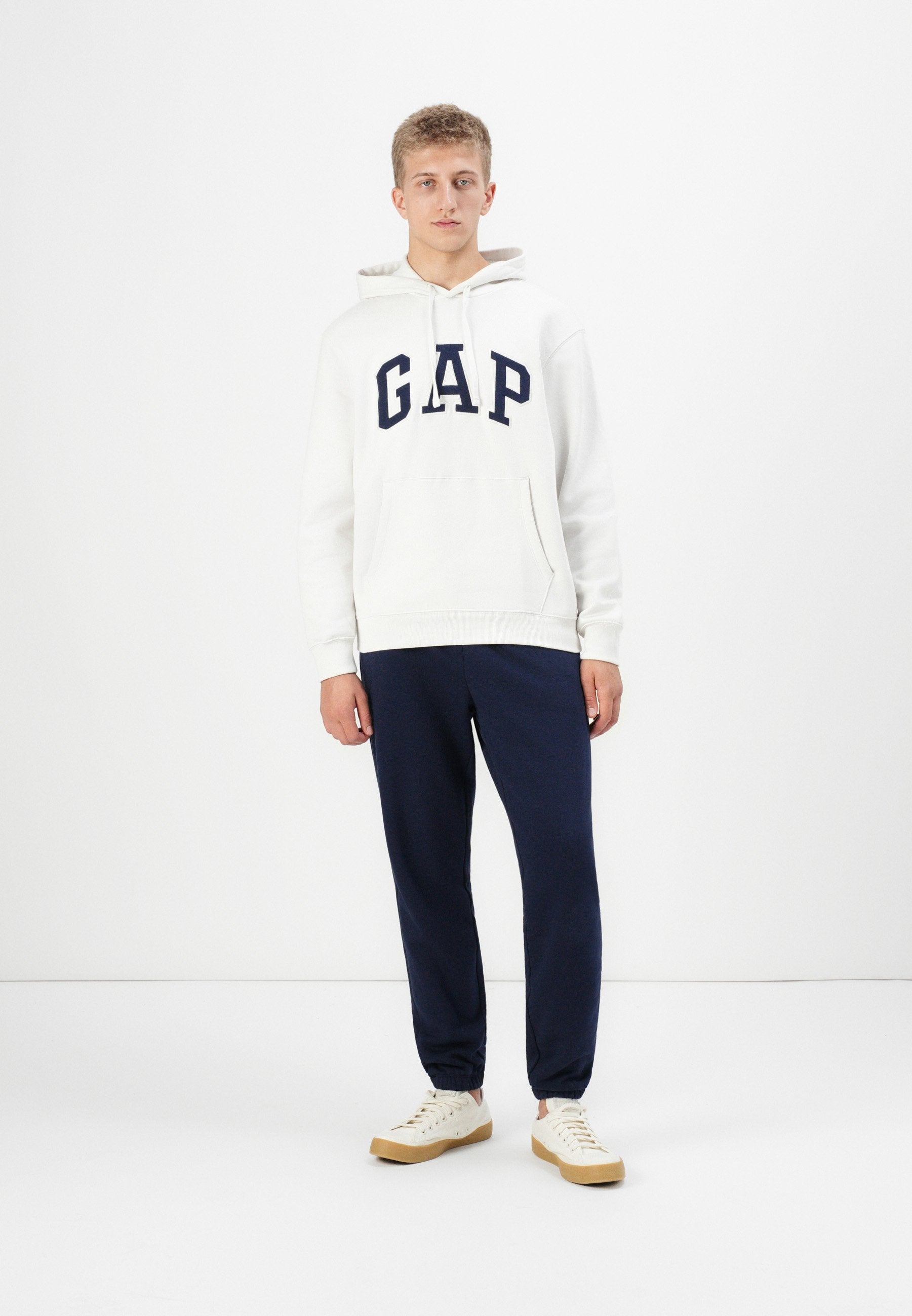 HERITAGE LOGO - Tracksuit bottoms - tapestry navy
