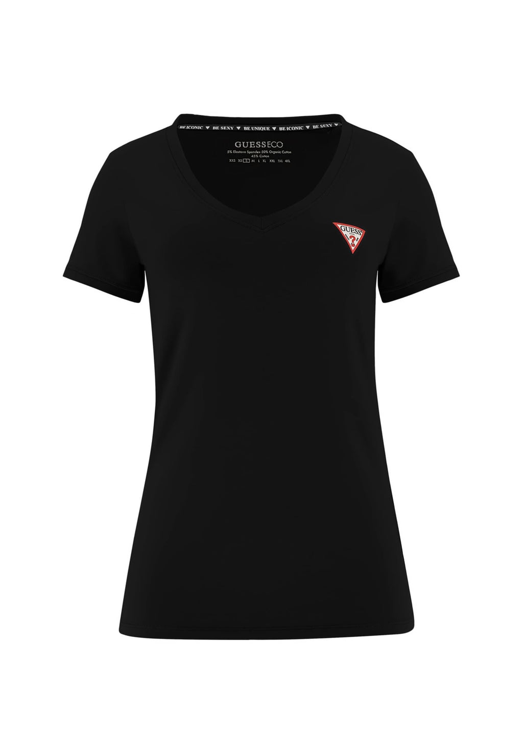 MINI TRIANGLE TEE - Basic T-shirt - jet black