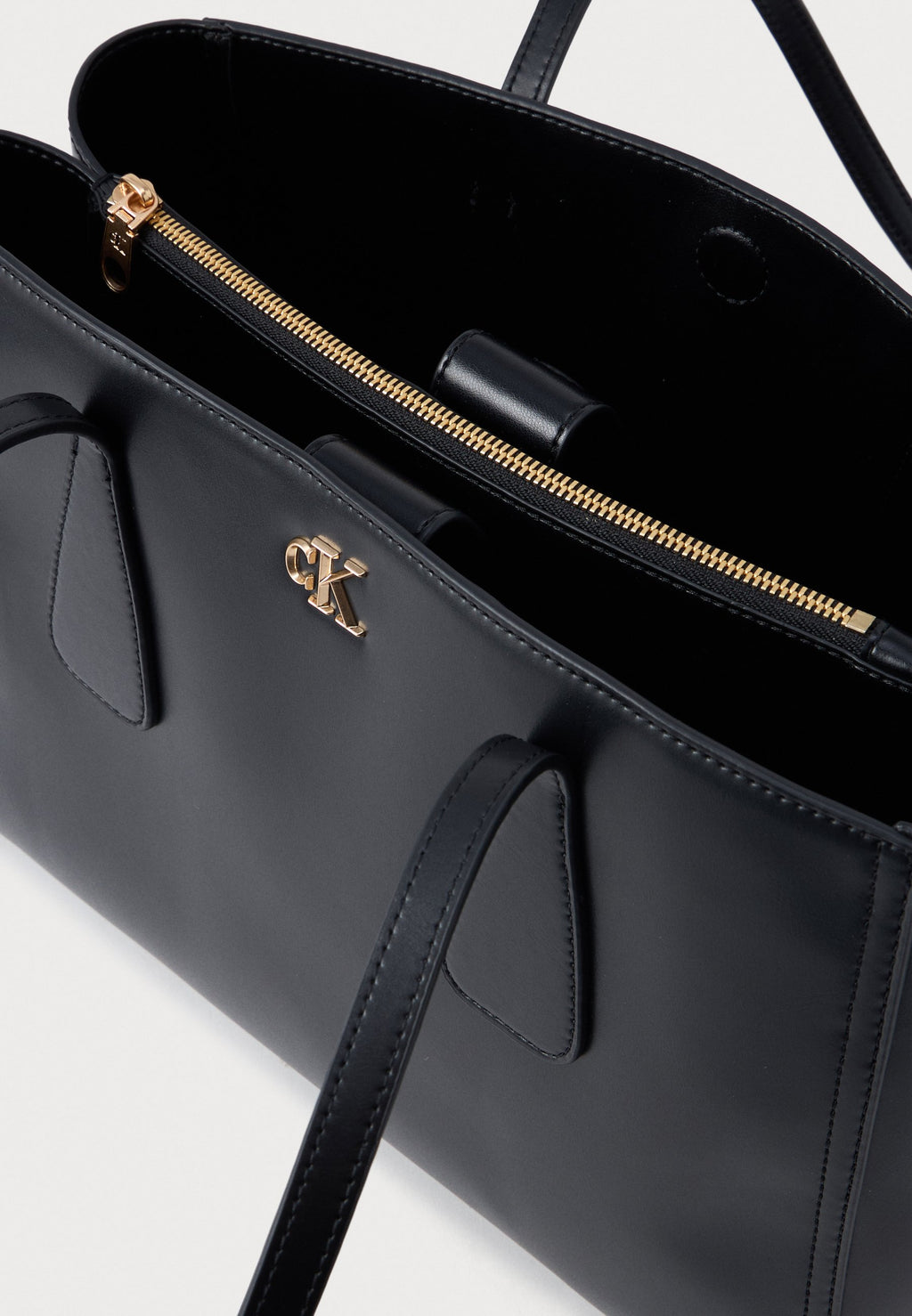 Handbag - black/antique light gold-coloured