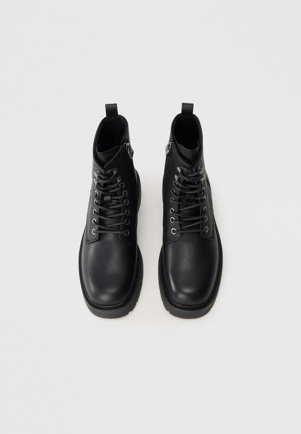 Bottines à lacets - noires