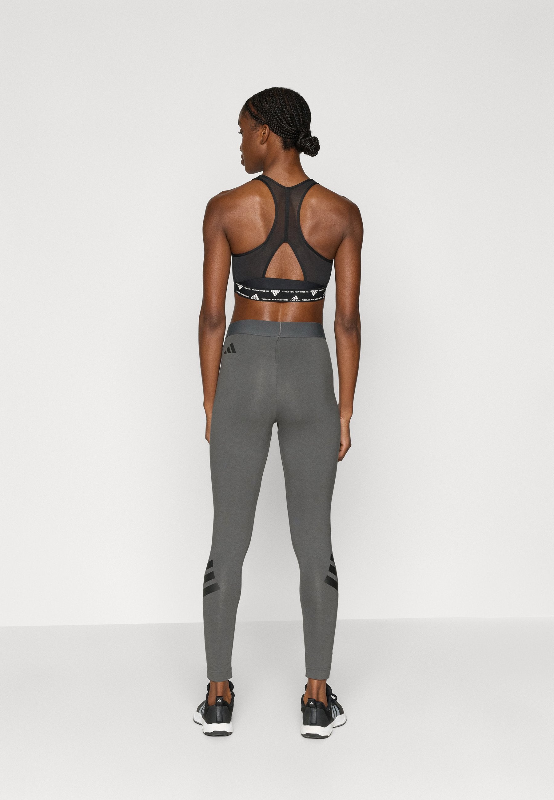FUTURE ICONS THREE STRIPES LEGGING - Leggings - grey six