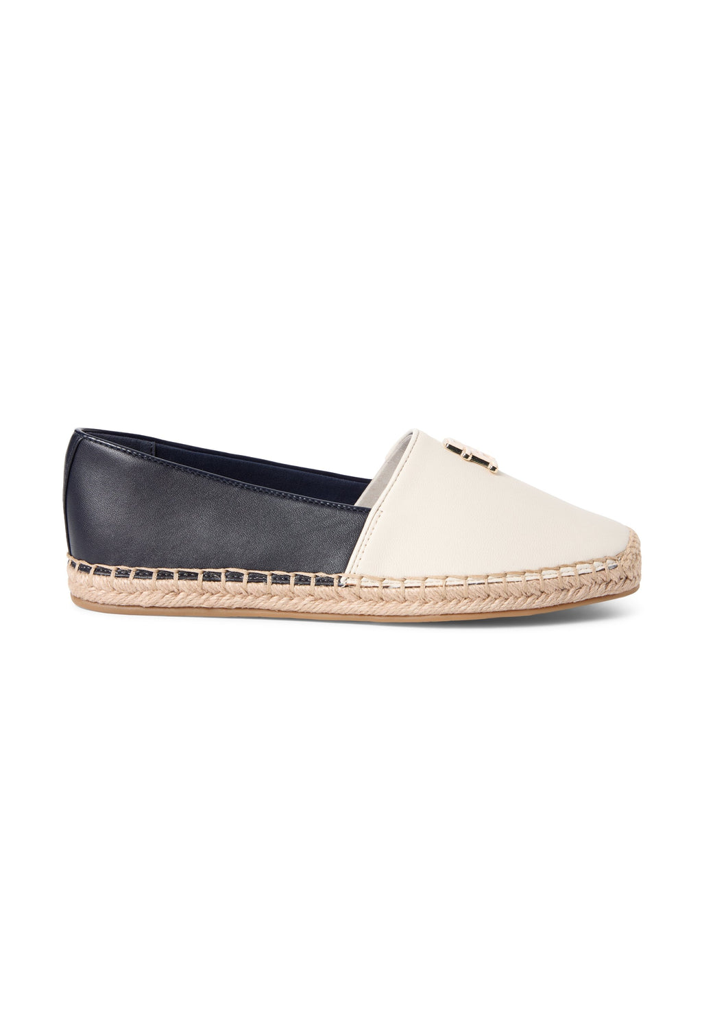 TH MONOGRAM LEATHER ESPADRILLES - Espadrilles
