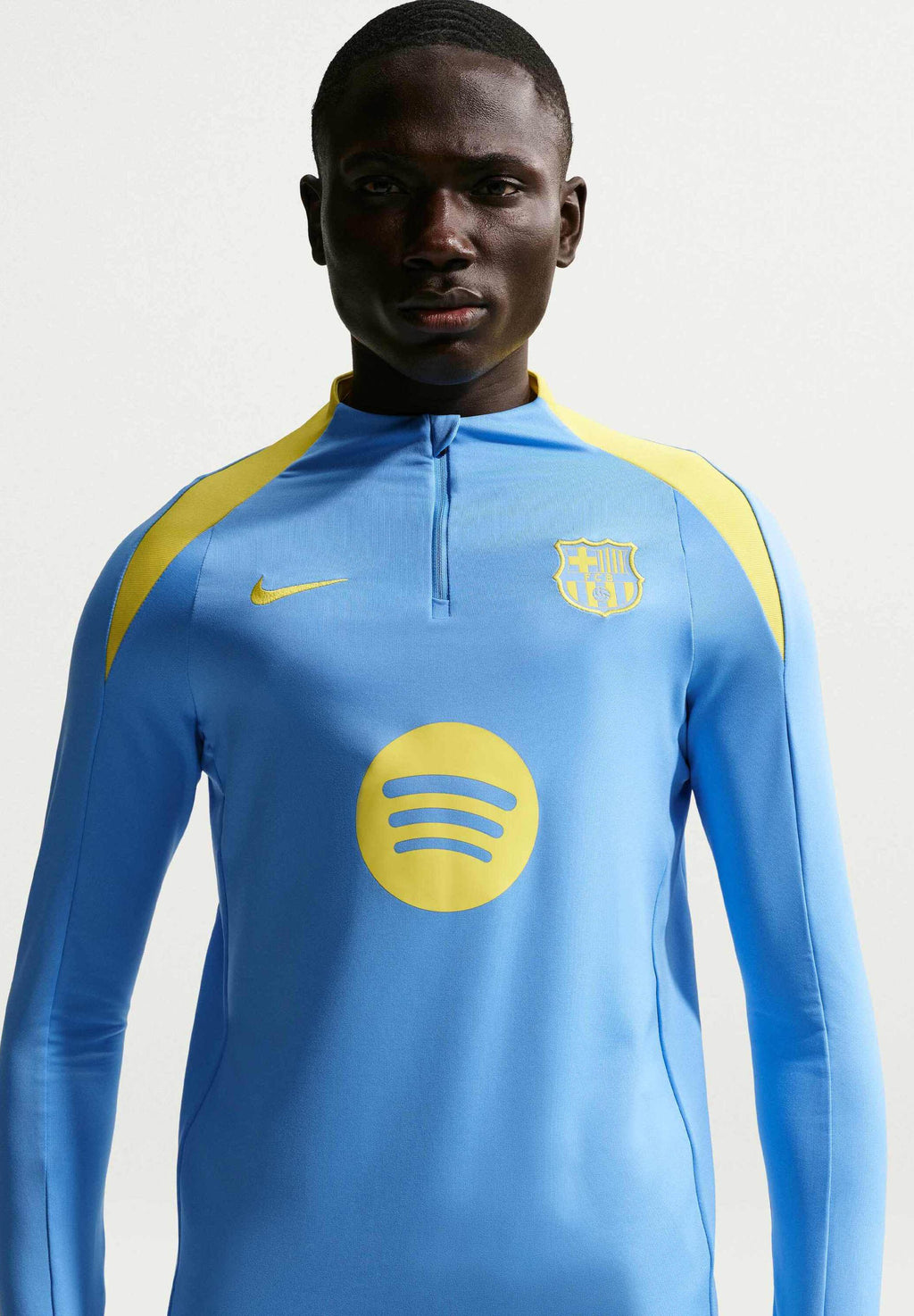 FC BARCELONA STRIKE FOURTH - Football jersey - university blue/opti yellow full spon-player