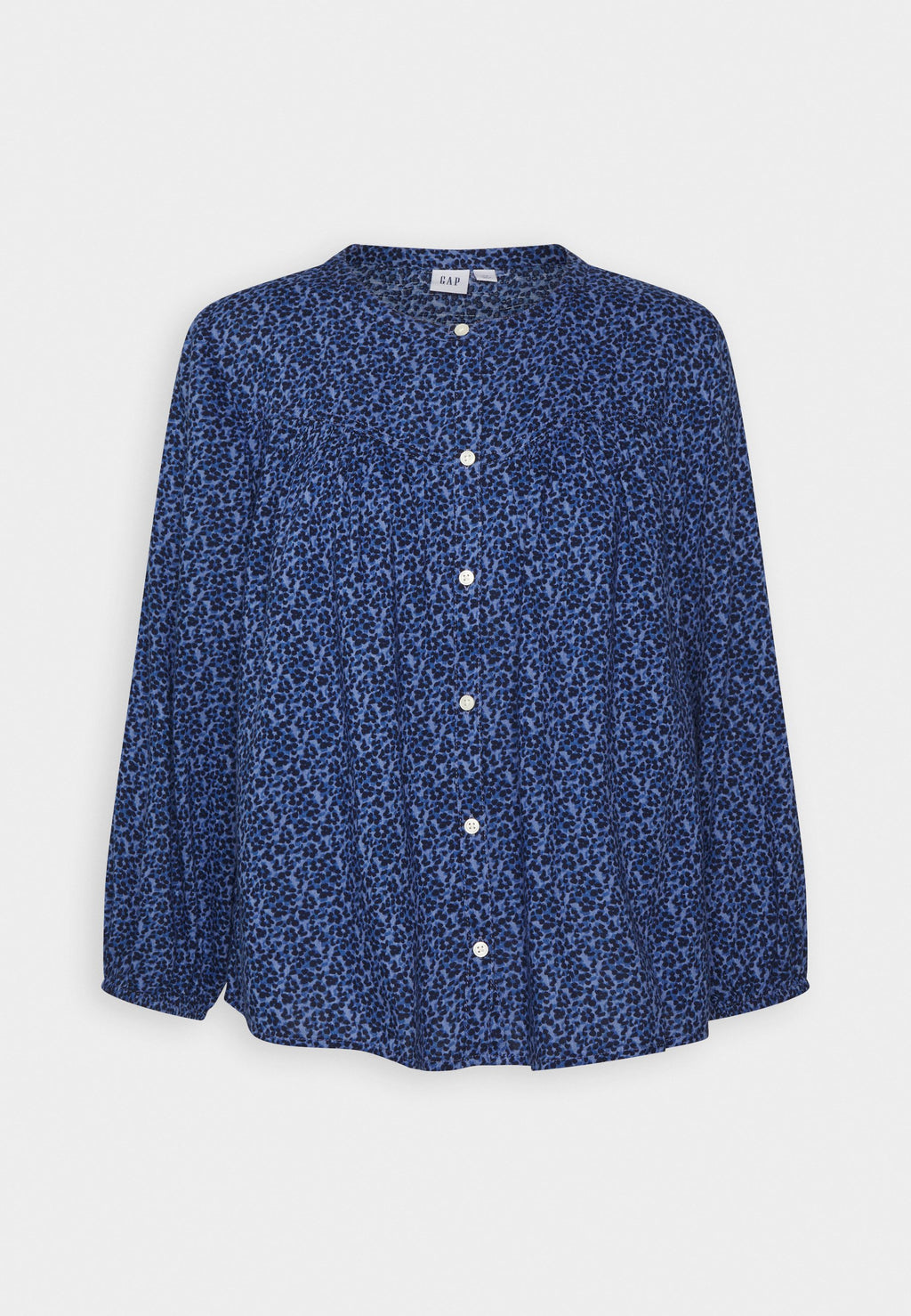 BUTTON FRONT - Blouse - blue