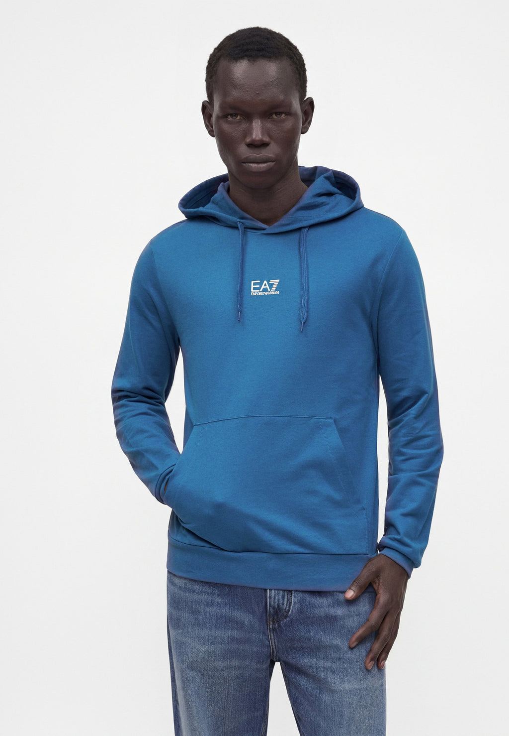 TRAIN CORE HOODIE - Hoodie - dark blue
