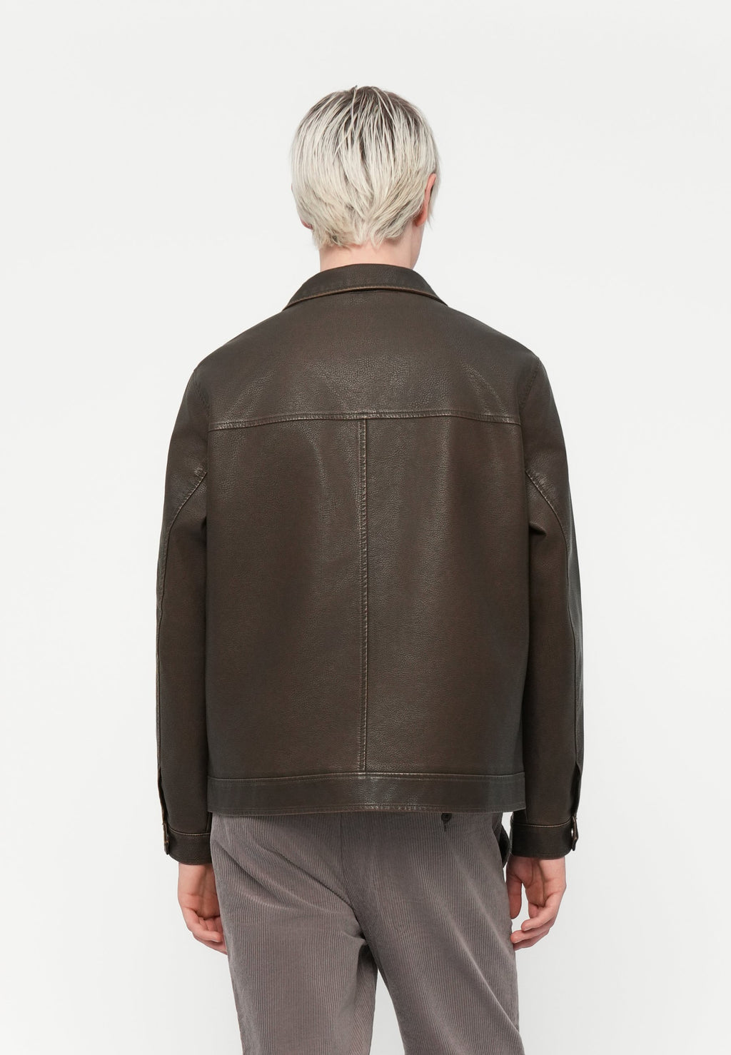 Transitional Transitional - Faux leather jacket - chocolate brown