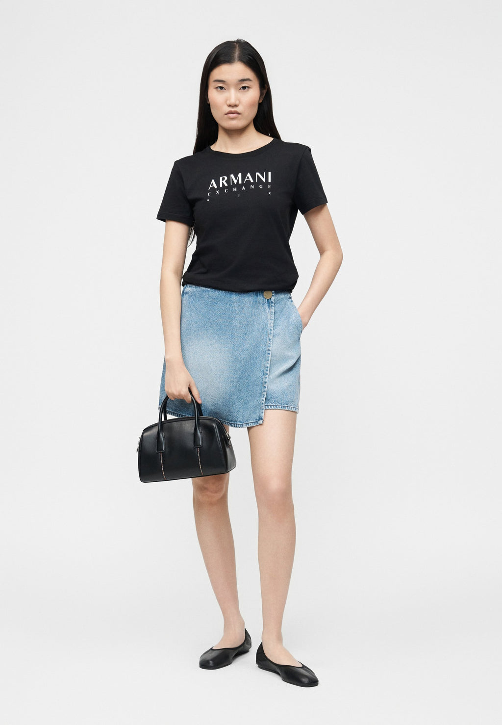 Print T-shirt - black