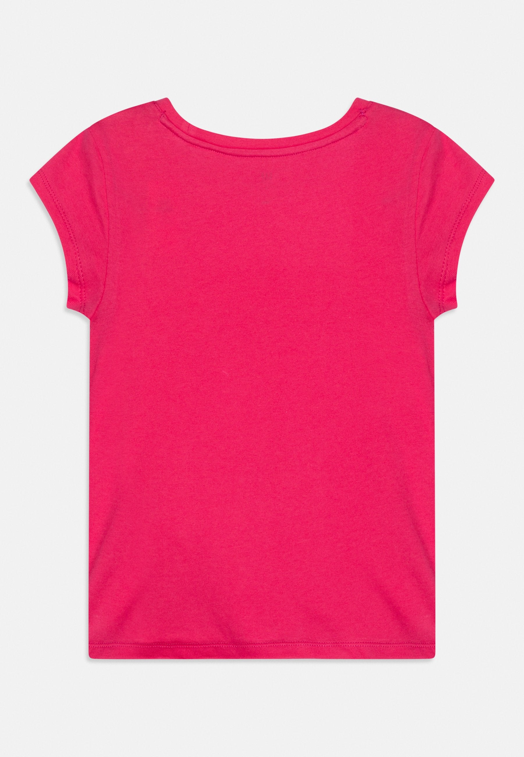 KIDS GAP LOGO T-SHIRT - Print T-shirt - wednesday pink