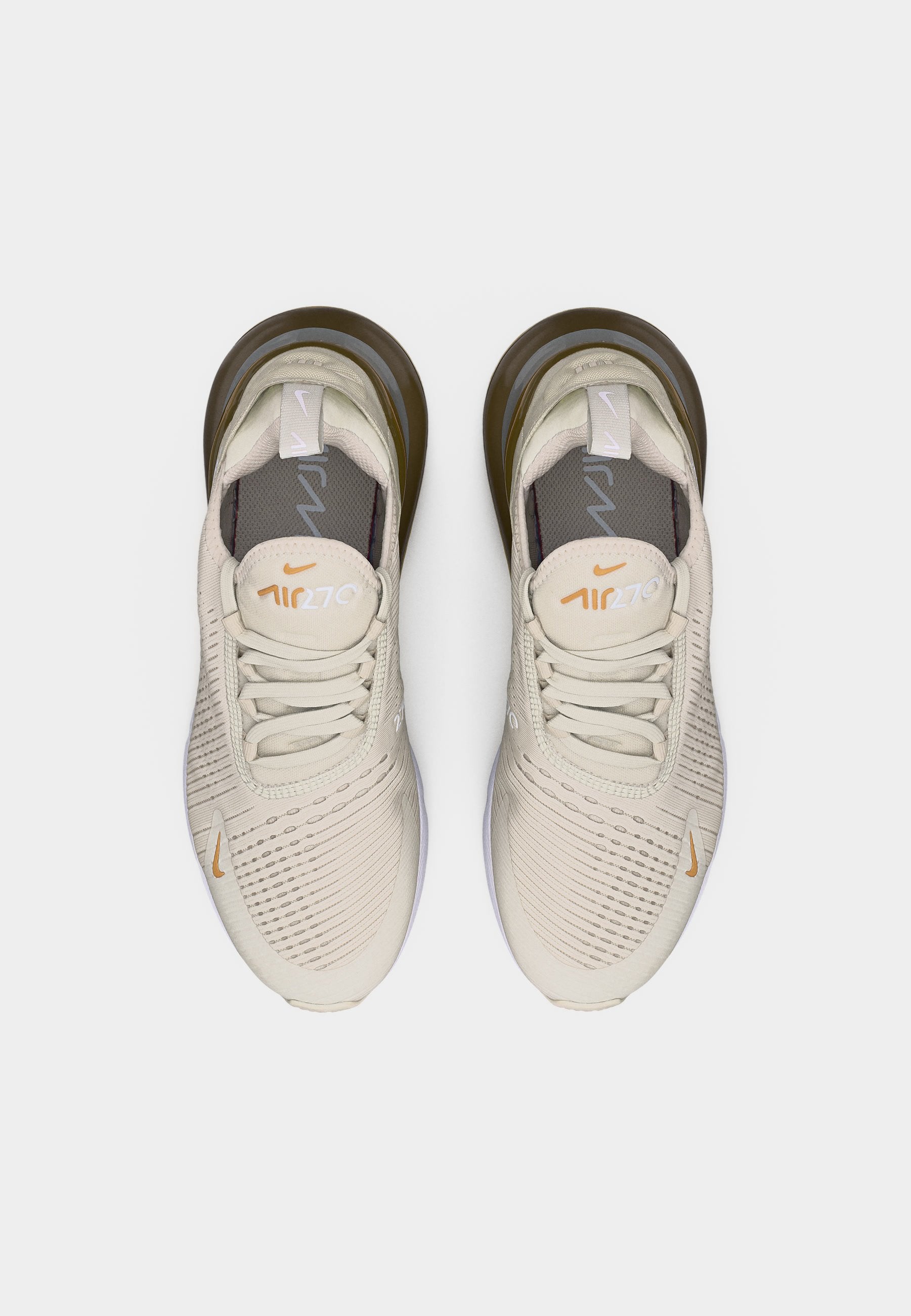 AIR MAX 270 - Baskets - light bone/coloris or métallisé/blanc