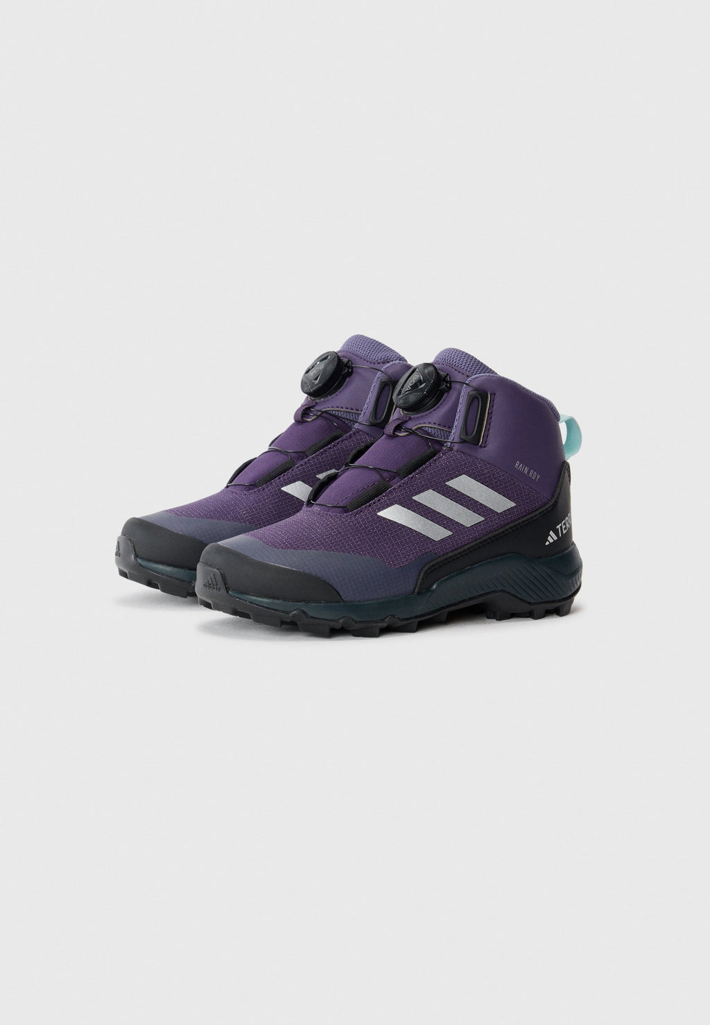 WINTER MID BOA R RDY K - Hiking shoes - aurora plum/matte silver-coloured/core black