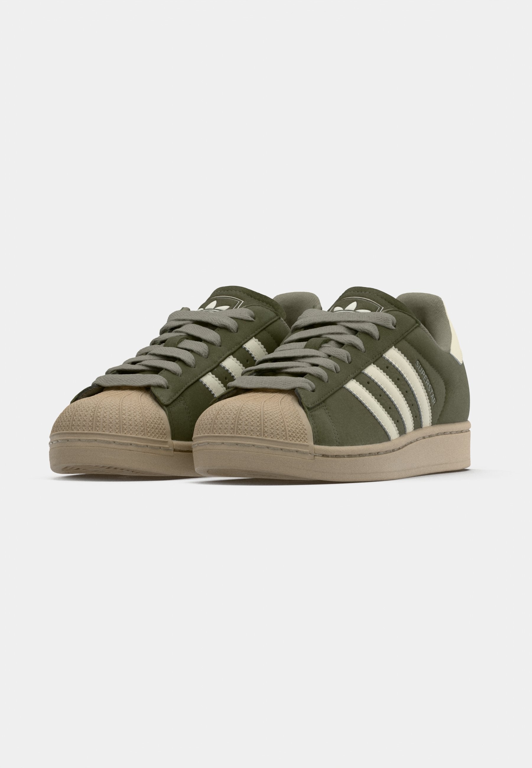 SUPERSTAR II UNISEX - Trainers - olive strata/off white/stone khaki
