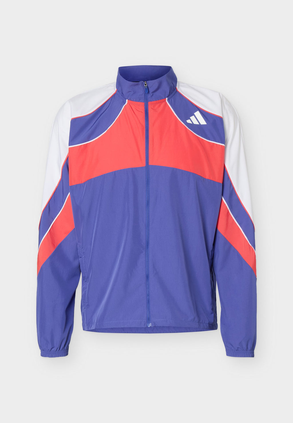 ADIZERO A JKT M - Windbreaker - dual indigo/semi lucid red/white