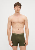 3 PACK - Boxer briefs - oatmeal heather/olive/dark grey