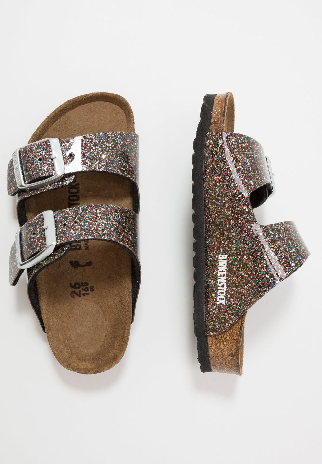 ARIZONA K BF COSMIC SPARKLE NARROW - Slippers - cosmic sparkle/black/multicolor